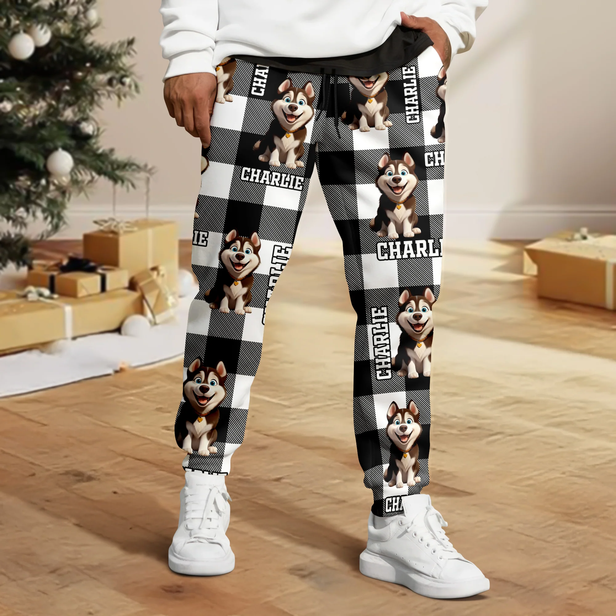 Personalized Dog Men And Women's Pants Sweatpants HA75 898058 - Image 6