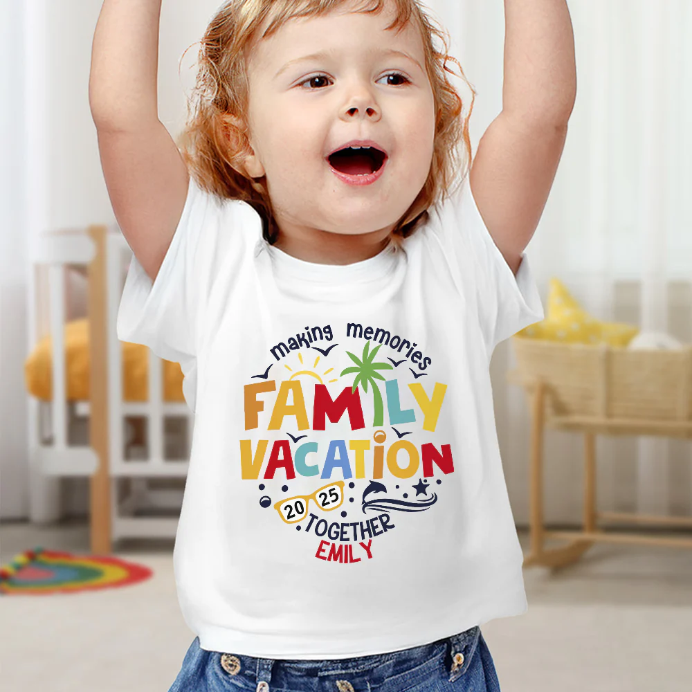 Personalized Family Vacation 2025 Making Memories Together Baby Onesie LM32 893815 - Image 7