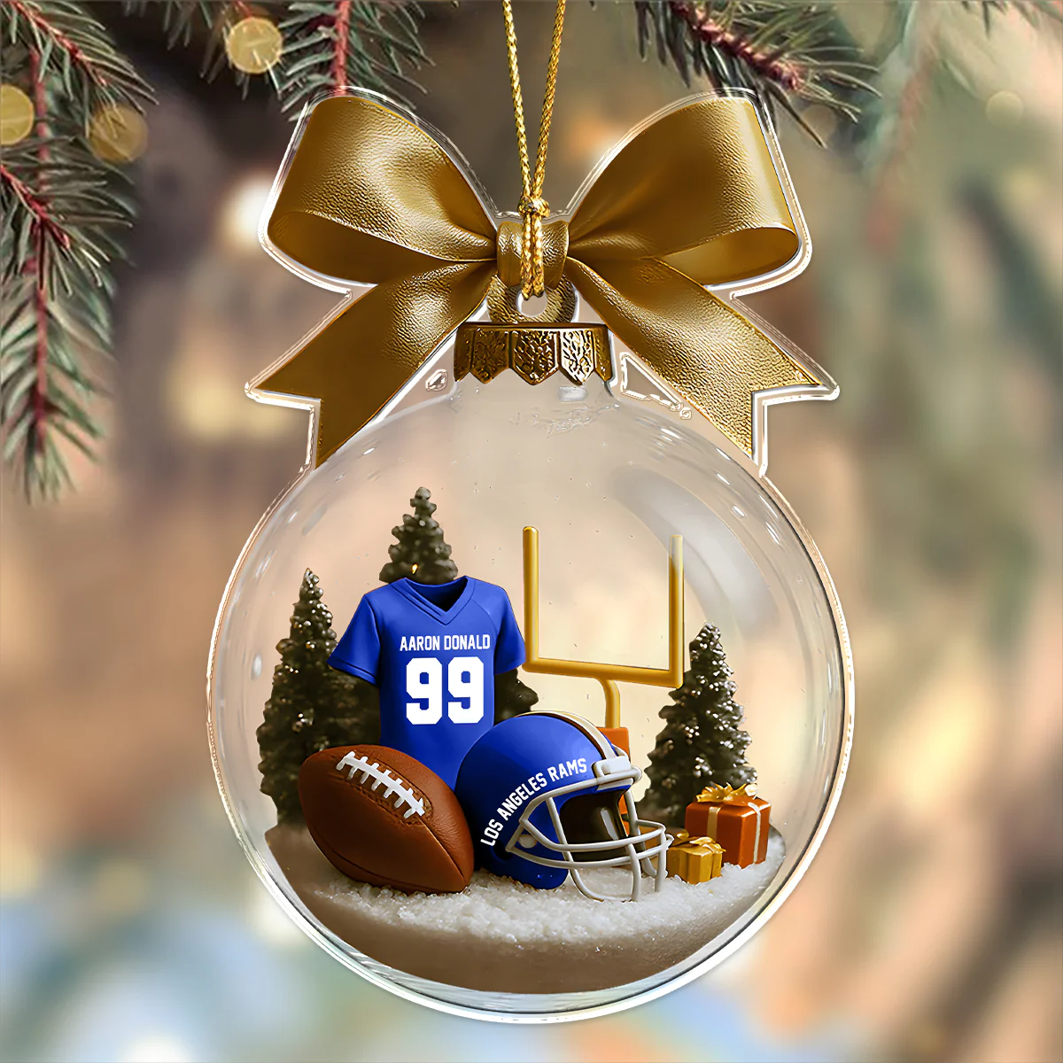 Personalized Football Transparent Acrylic Ornament Gift For Football Lovers CH07 899468 - Image 5