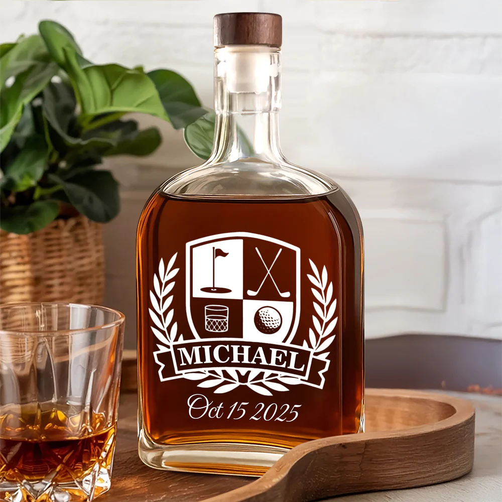 Personalized Golf Whiskey Bottle Gift For Golfer, Golf Lovers HA75 898552 - Image 6