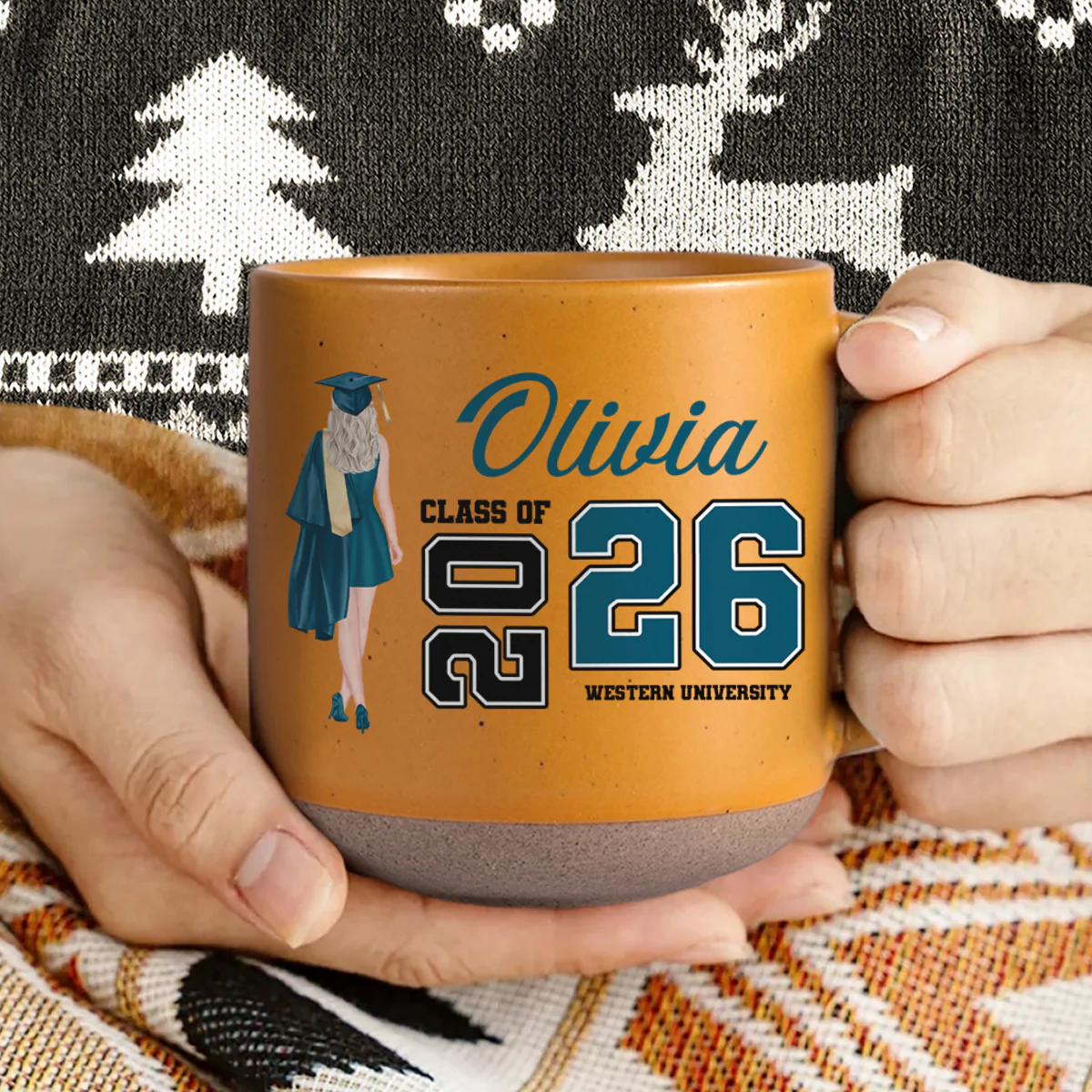 Personalized Graduation Girl Class Of 2026 Pottery Mug TH10 169167 - Image 6
