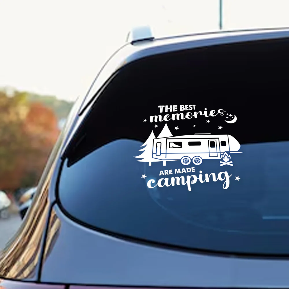 Personalized Happy Campers Camping Car Window Decal Sticker CH07 910368 - Image 6