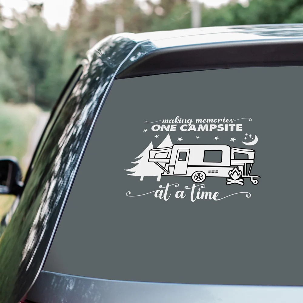 Personalized Happy Campers Camping Car Window Decal Sticker CH07 910368 - Image 7