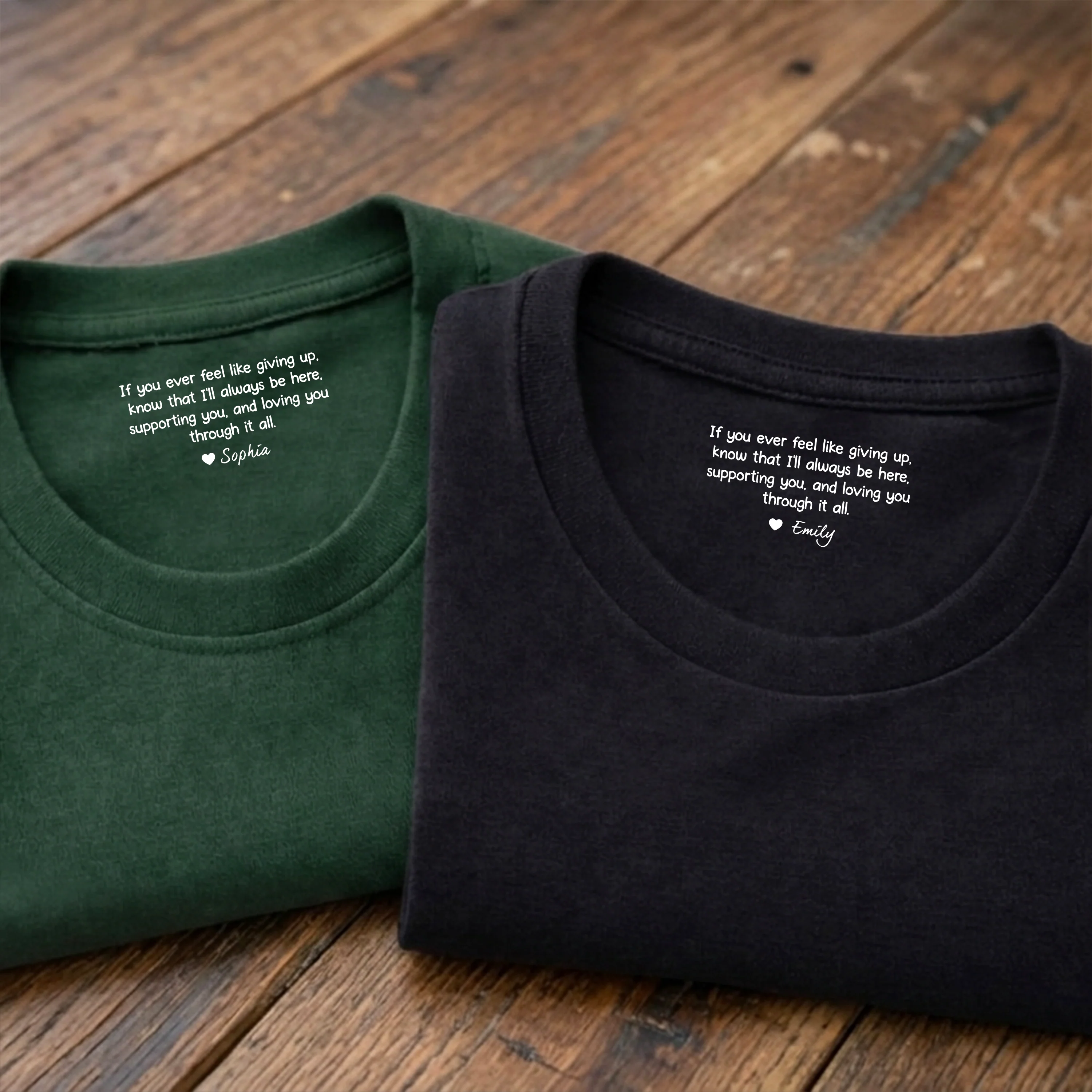Personalized If You Ever Feel Like Giving Up I’ll Always Be Here Back Neck Shirt TH10 169175 - Image 5