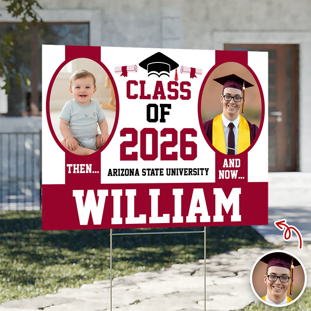 Personalized Let's Make Memories All Grown Up Graduation Class Of 2026 Yard Sign HO82 901346 - Image 6