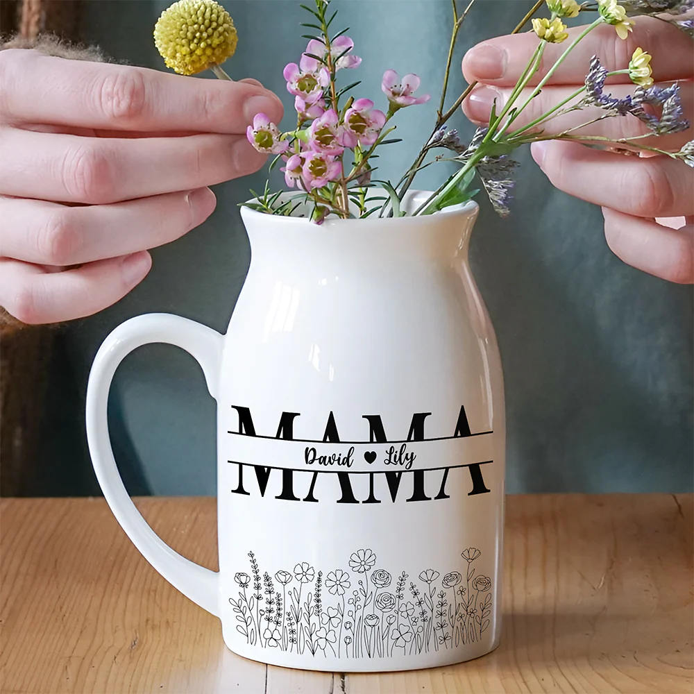 Personalized Mommy Flower Vase Gift For Mother's Day CH07 910874 - Image 2