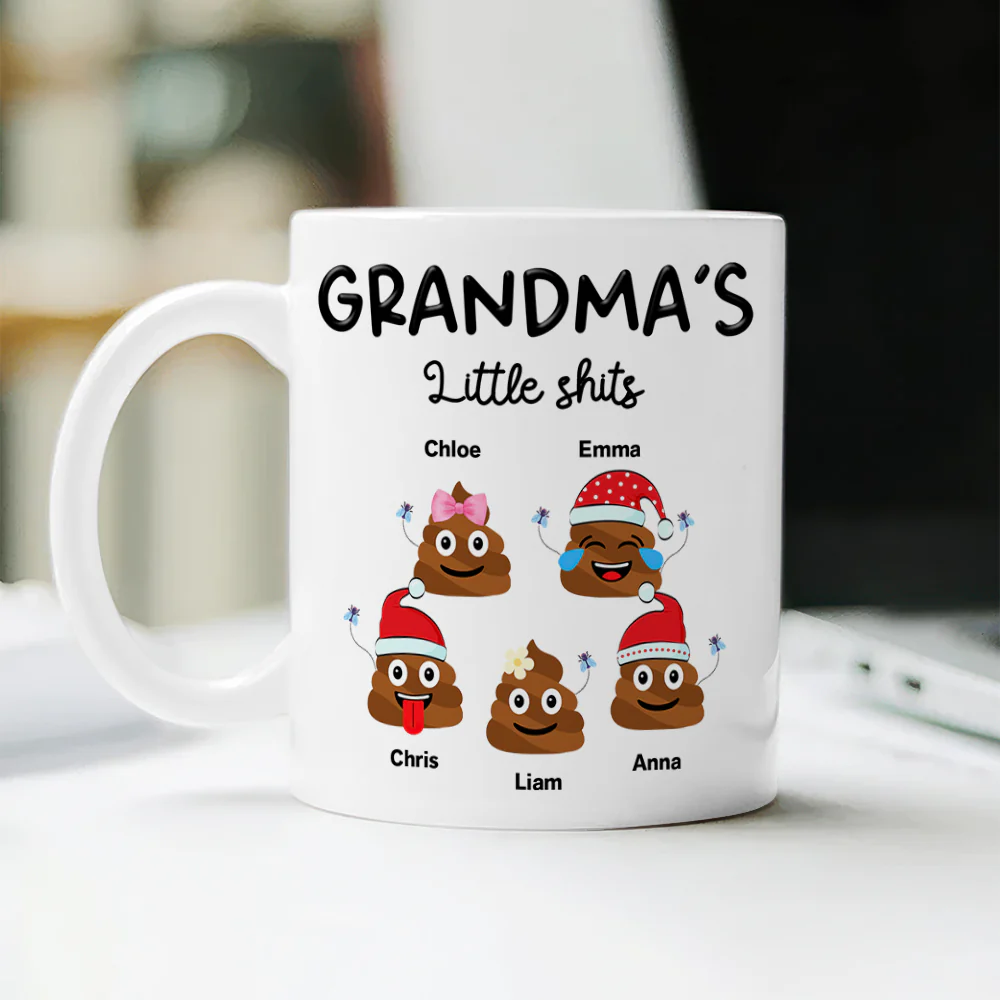 Personalized Mommy’s Little Shits Mug – Funny Christmas Gift for Mom CH07 896324 - Image 10