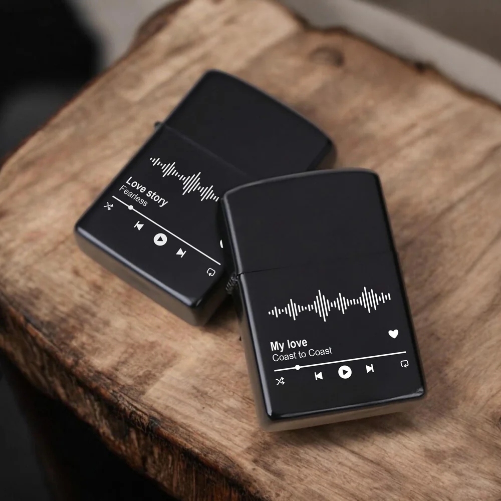 Personalized Music Song Metal Lighter Gift For Husband, Boyfriend, Dad TH10 898329 - Image 5
