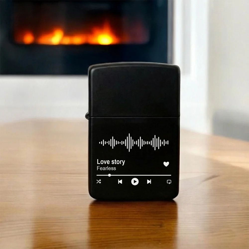 Personalized Music Song Metal Lighter Gift For Husband, Boyfriend, Dad TH10 898329 - Image 7