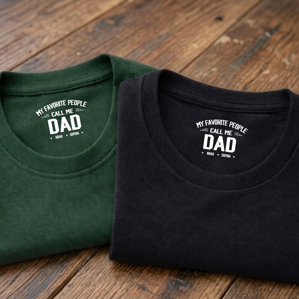 Personalized My Favorite People Call Me Papa Back Neck Shirt TH10 169179 - Image 5