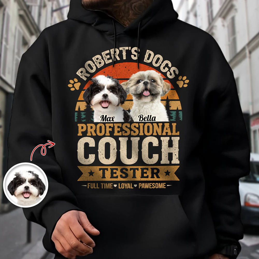 Personalized Professional Couch Tester Dark Shirt Gift For Dog Lovers HO82 902442 - Image 4