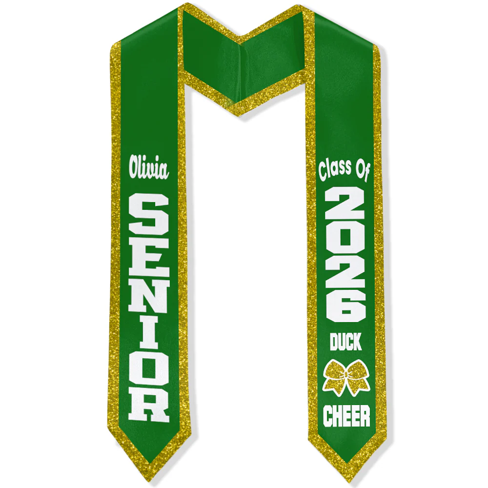 Personalized Senior Graduation Cheer Stole – Cheerleader Graduation Gift HA75 898884 - Image 7