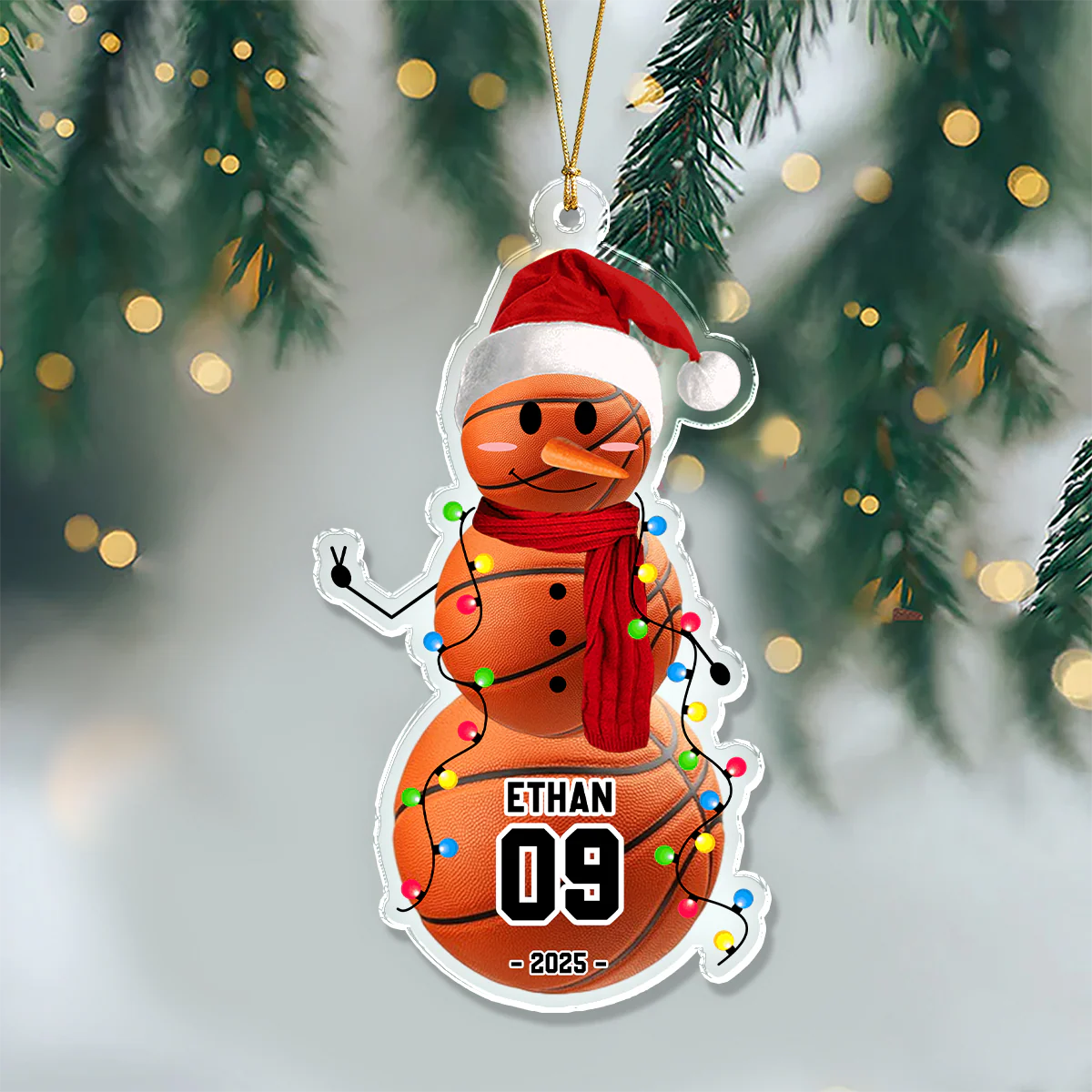 Personalized Sport Snowman Acrylic Ornament Gifts For Players, Team, Boys HA75 897532 - Image 4