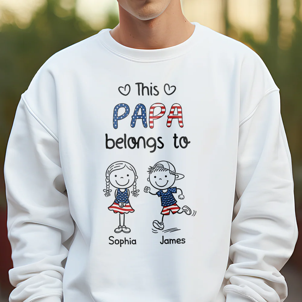 Personalized This Grandpa Belongs To Us Personalized Bright Shirt HA75 920560 - Image 5