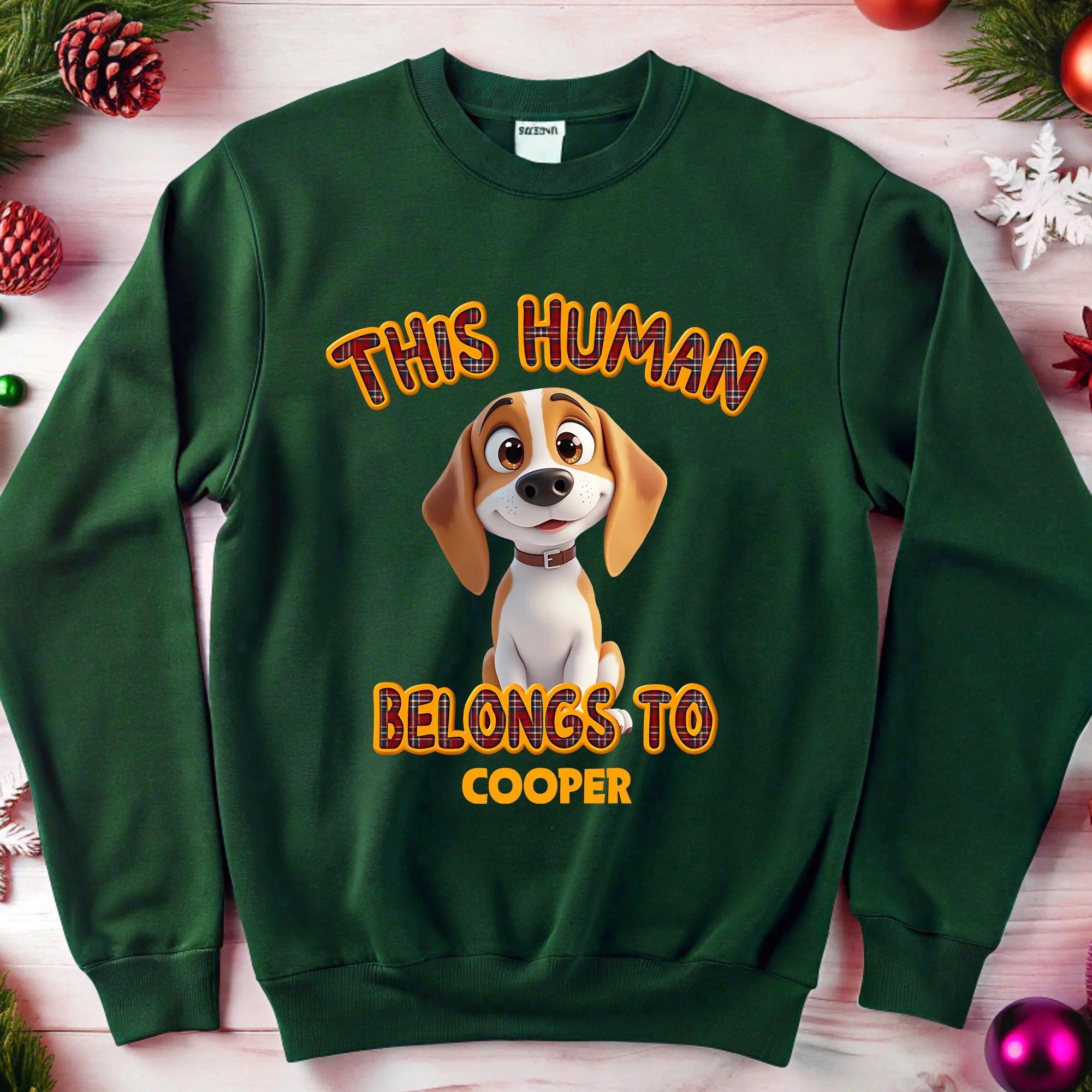 Personalized This Human Belongs To Dog Sweatshirt Gift For Dog Lovers TH10 896531 - Image 6