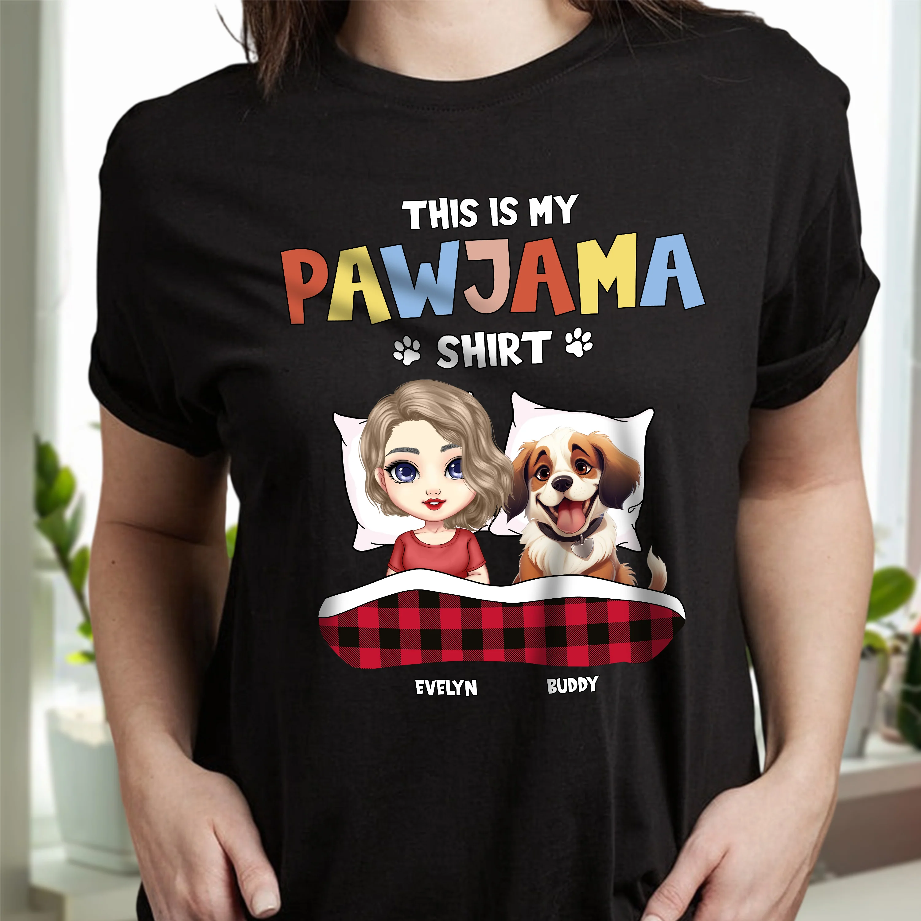 Personalized This is My Pawjama Shirt Gift for Dog Lovers LM32 893885 - Image 2