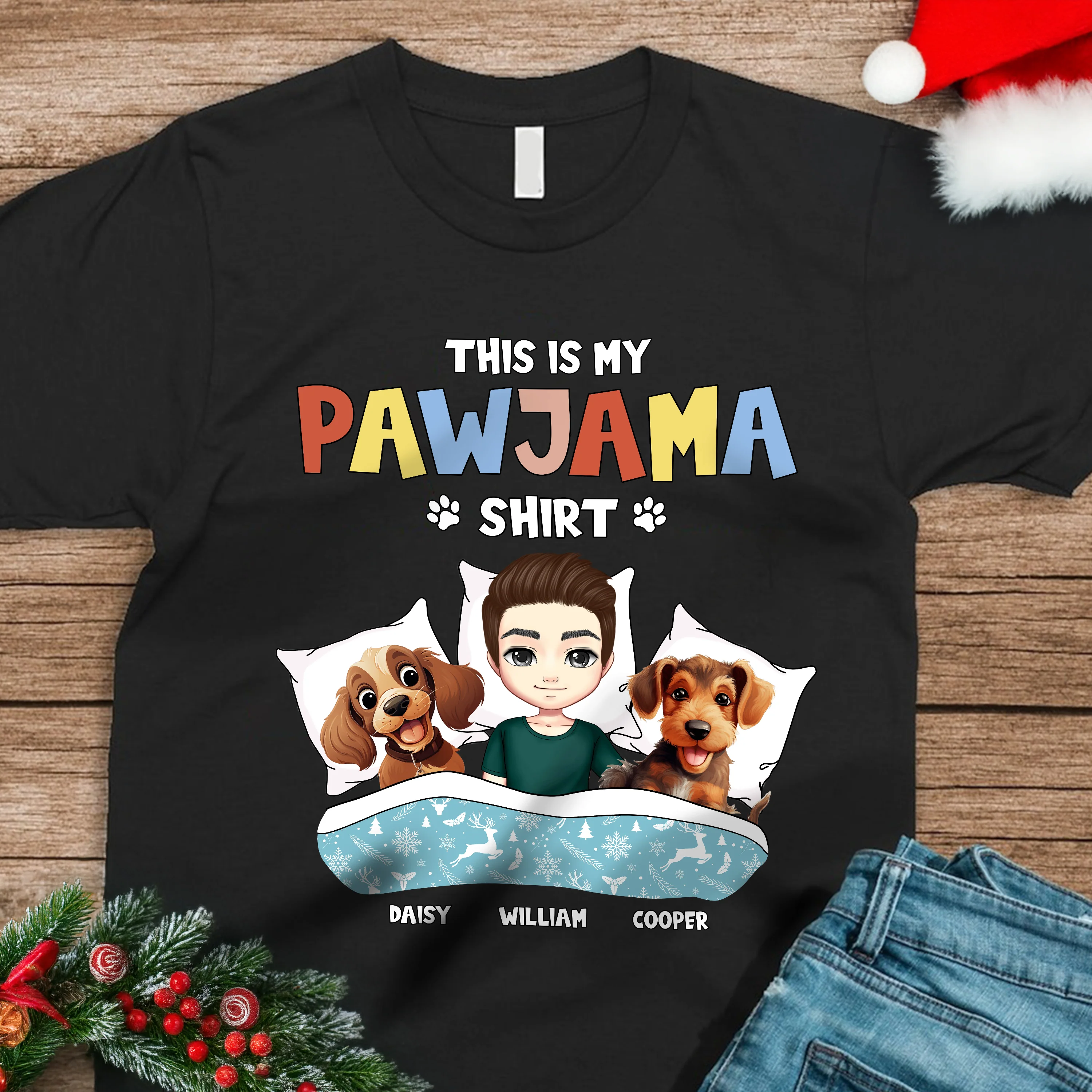 Personalized This is My Pawjama Shirt Gift for Dog Lovers LM32 893885 - Image 4