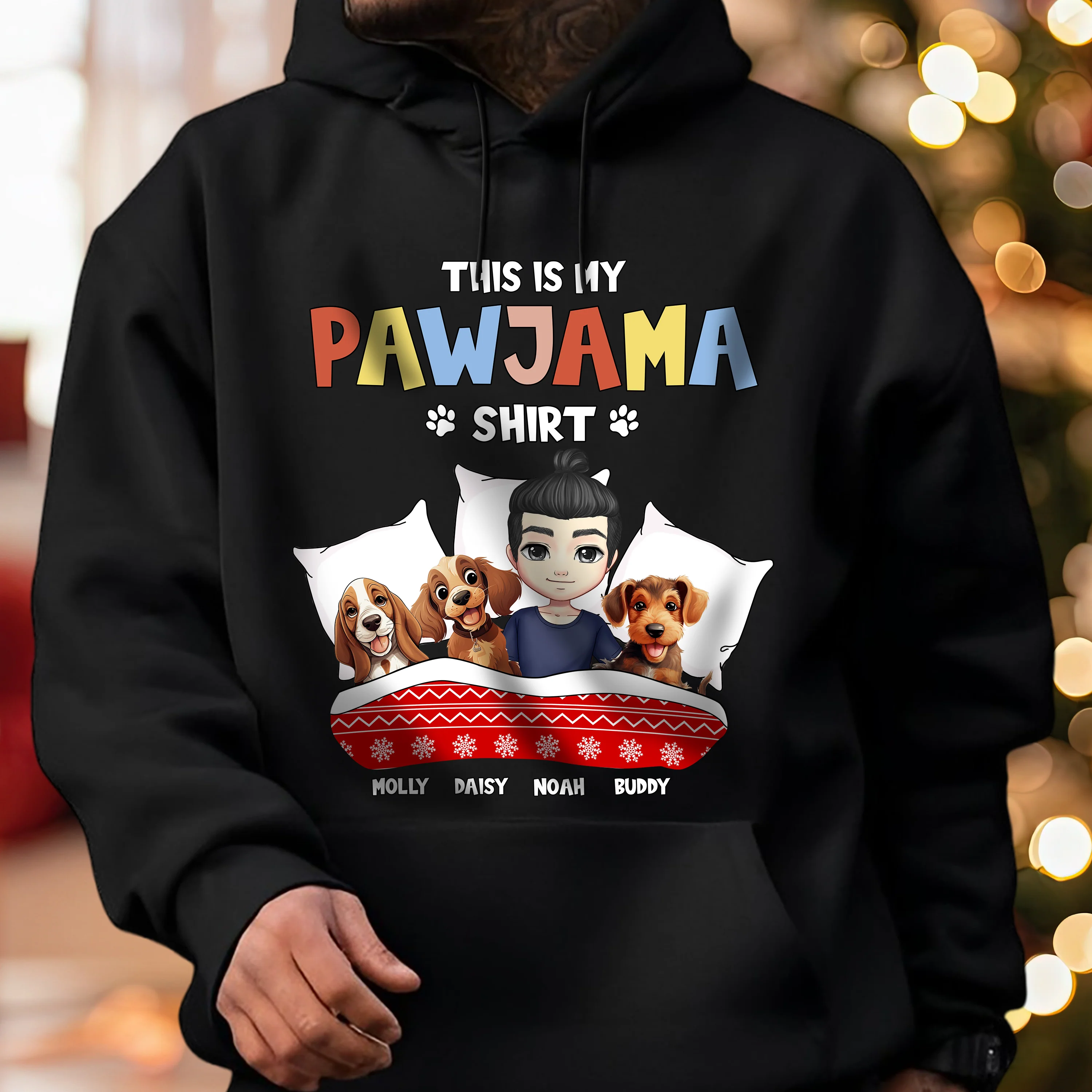 Personalized This is My Pawjama Shirt Gift for Dog Lovers LM32 893885 - Image 6