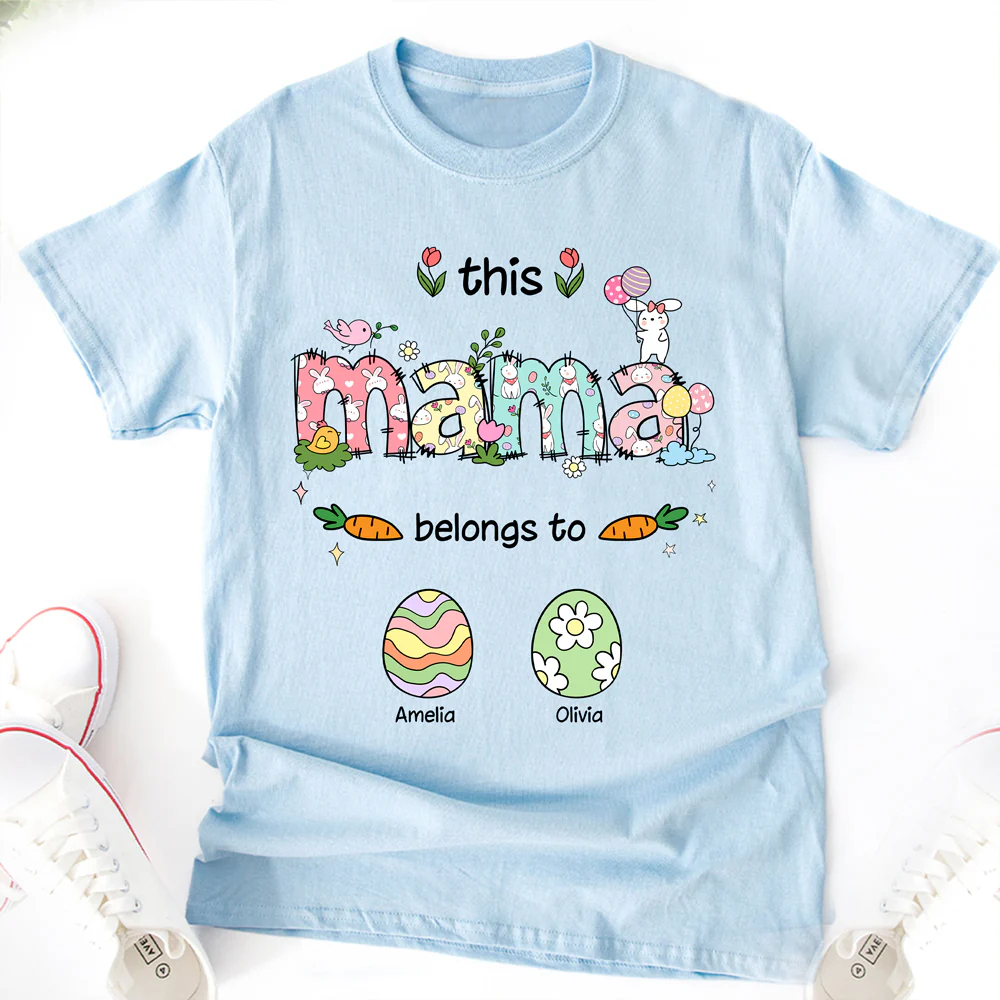 Personalized This Mama Belongs To Us Shirt Gift For Easter Day CH07 910468 - Image 3