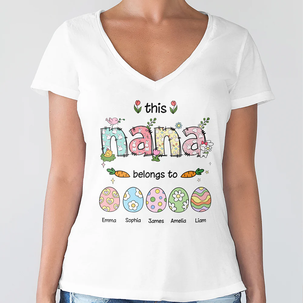 Personalized This Mama Belongs To Us Shirt Gift For Easter Day CH07 910468 - Image 5
