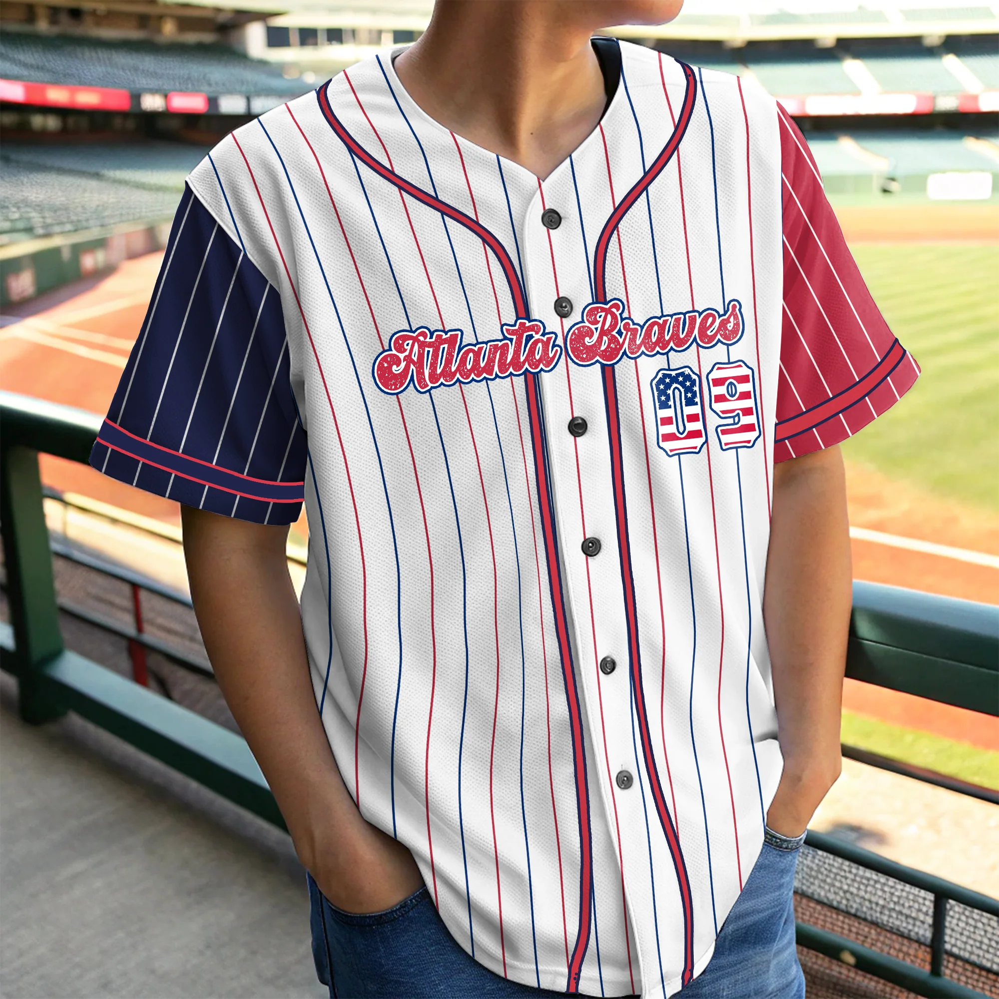 Personalized USA Baseball Jersey Shirt Gift For 4th of July Independence Day HO82 894268 - Image 2