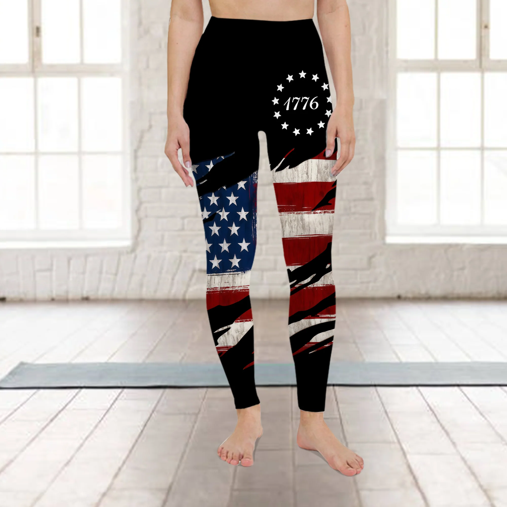 Personalized USA Flag 1776 Patriotic Legging HO82 902216 - Image 5