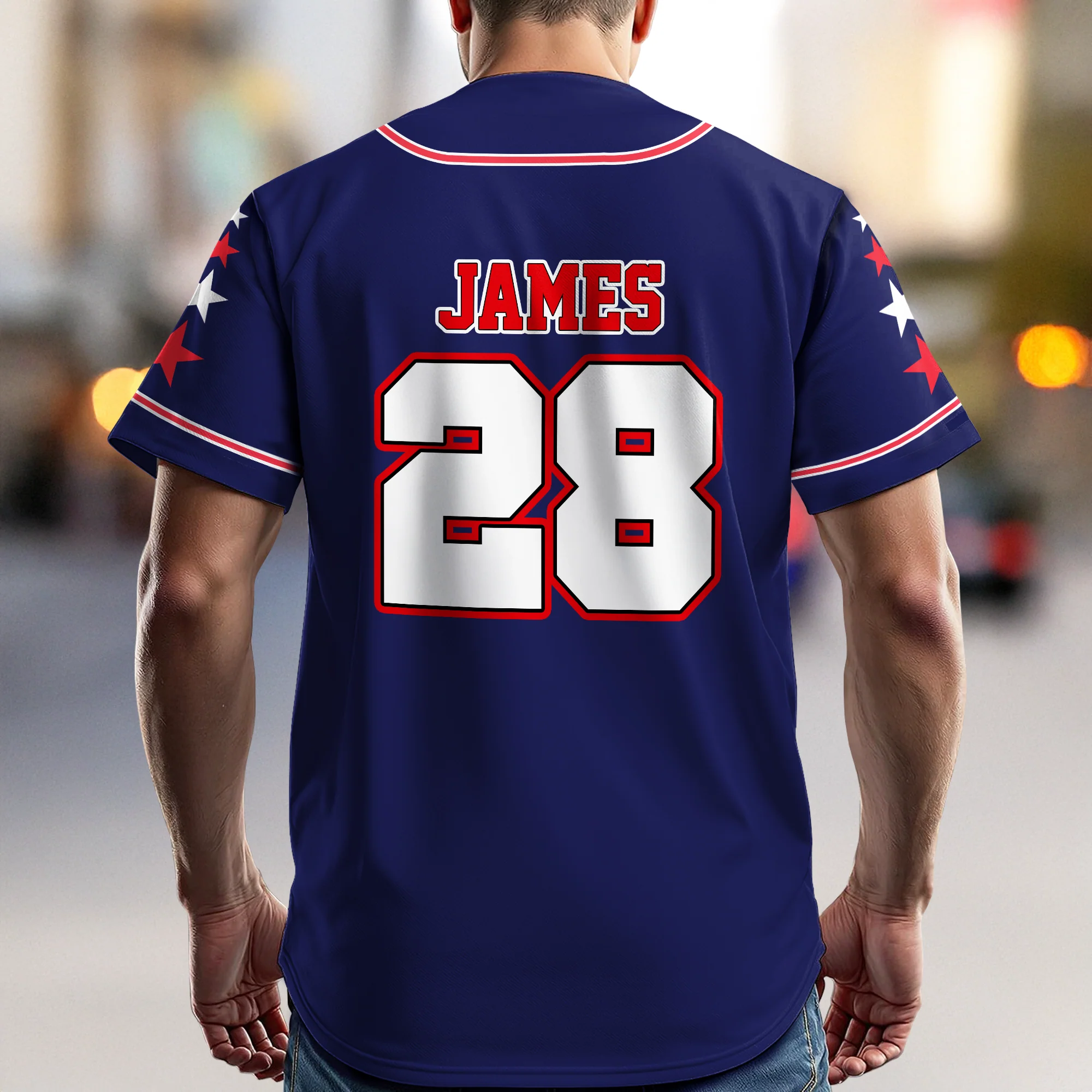 Personalized USA Patriotic Baseball Jersey Shirt Gift For 4th of July Independence Day HO82 894192 - Image 6