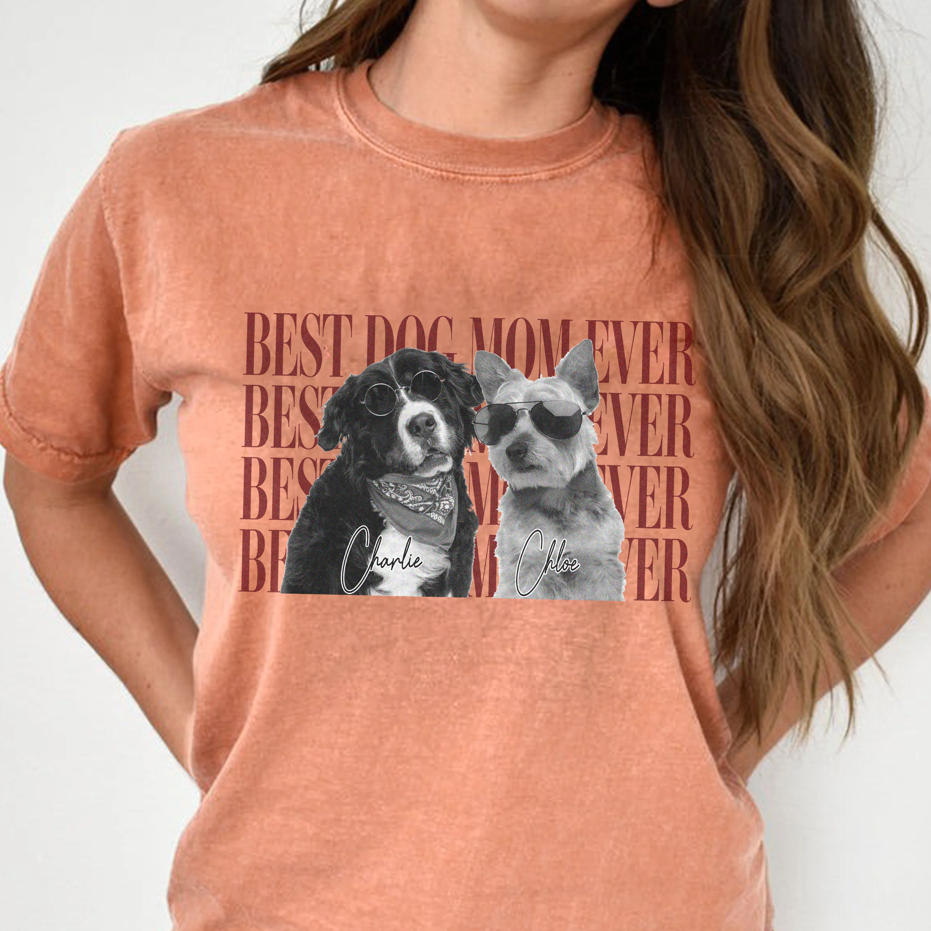 Personalized Vintage Photo Best Dog Dad Ever, Best Cat Dad Ever Comfort Shirt HA75 921278 - Image 9