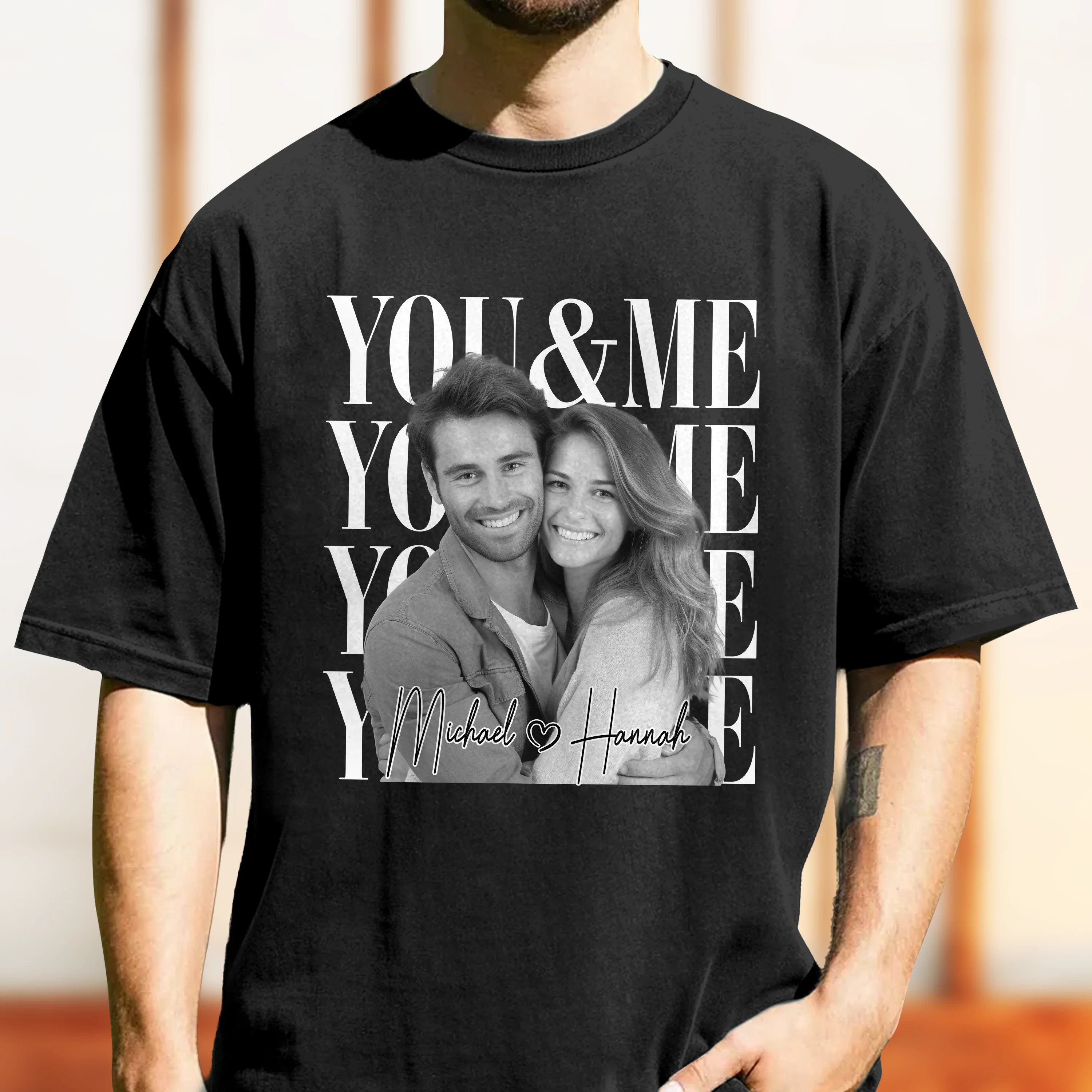 Personalized Vintage Photo You & Me Couple Comfort Shirt HA75 921454 - Image 2
