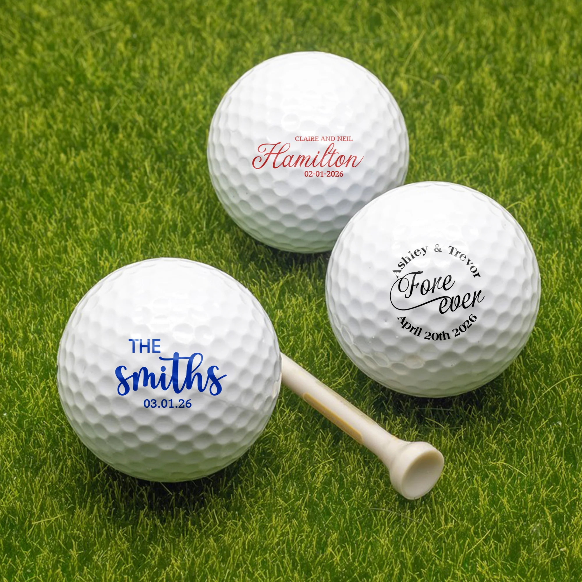Personalized Wedding Golf Ball Gifts for Weddings, Corporate Events LM32 899787 - Image 4
