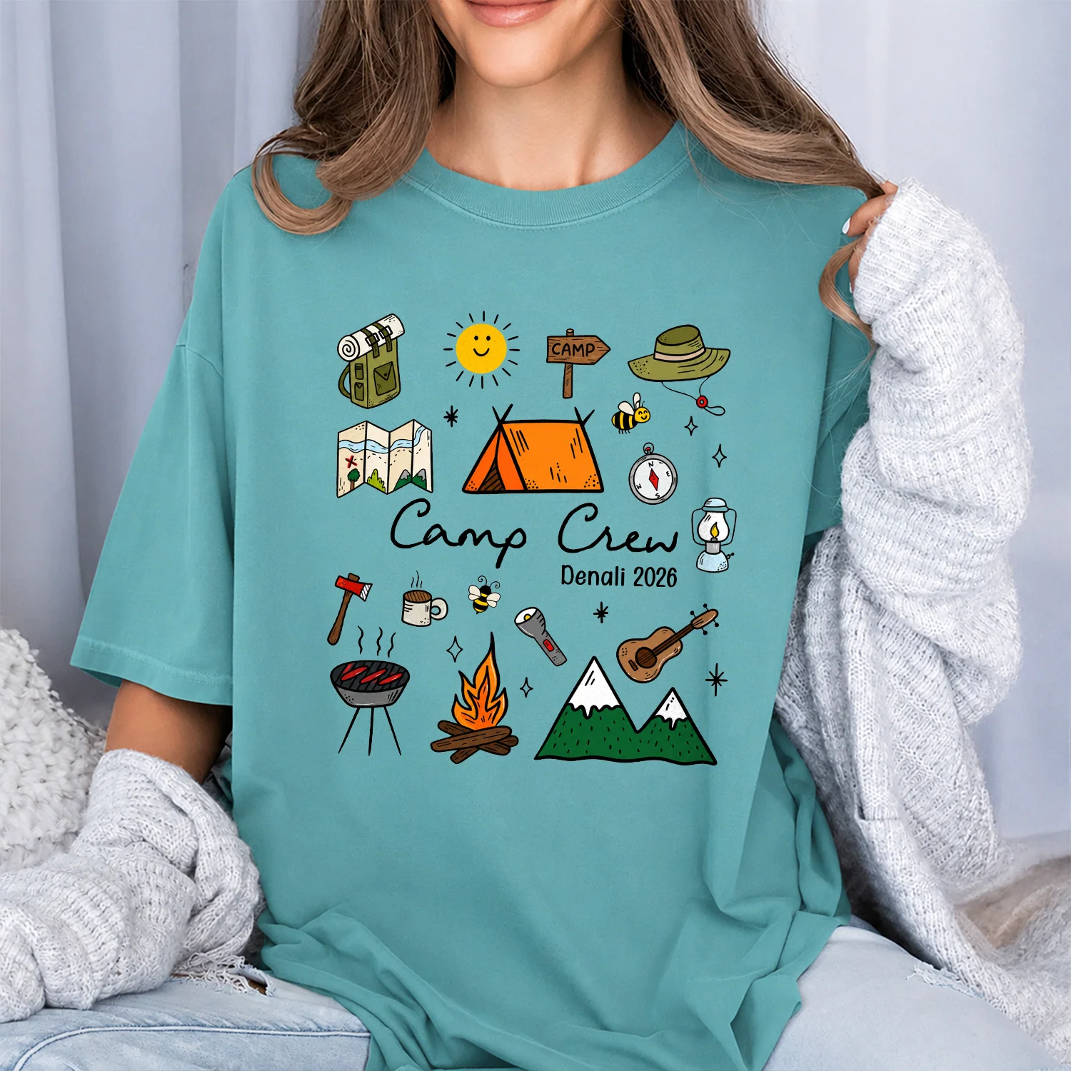 Personalized Weekend Crew 2026 Comfort Shirt, Camping Trip, Family Camping Vacation Gift TH10 170431 - Image 6