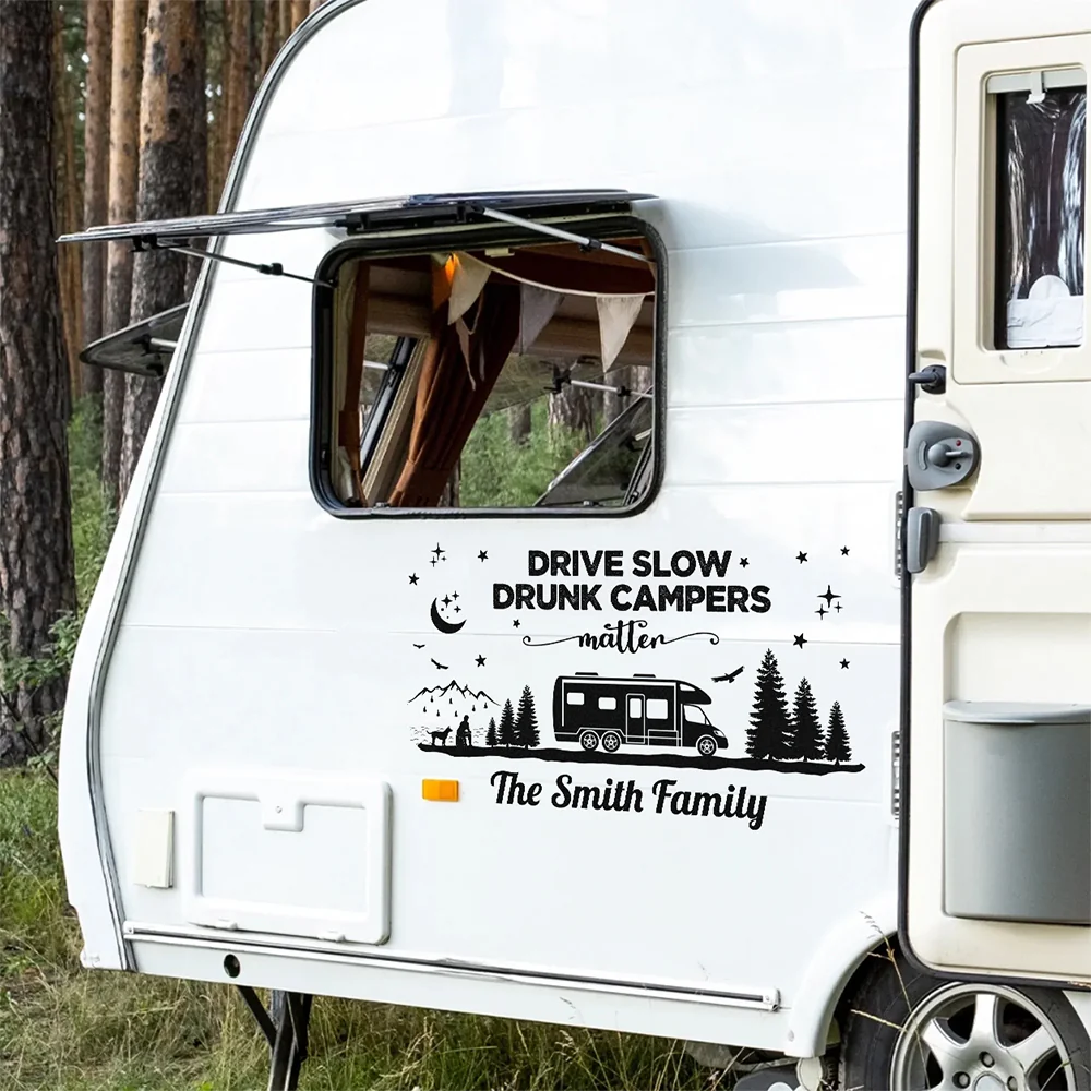 Personalized Welcome to Our Campsite RV Decal Sticker LM32 669405 - Image 3