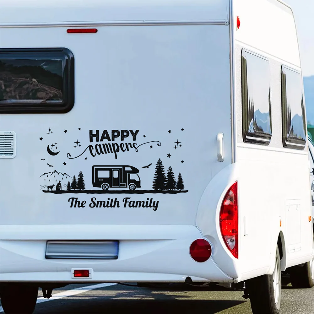 Personalized Welcome to Our Campsite RV Decal Sticker LM32 669405 - Image 5