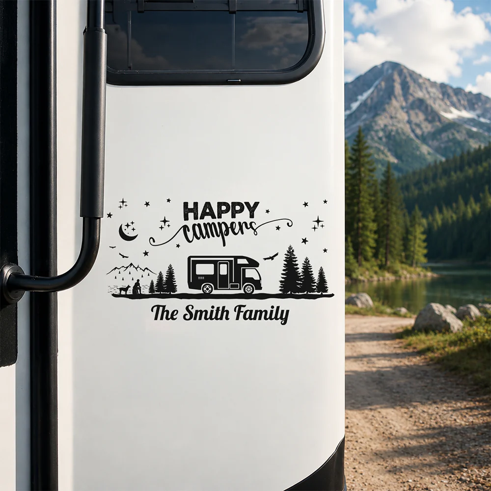 Personalized Welcome to Our Campsite RV Decal Sticker LM32 669405 - Image 6