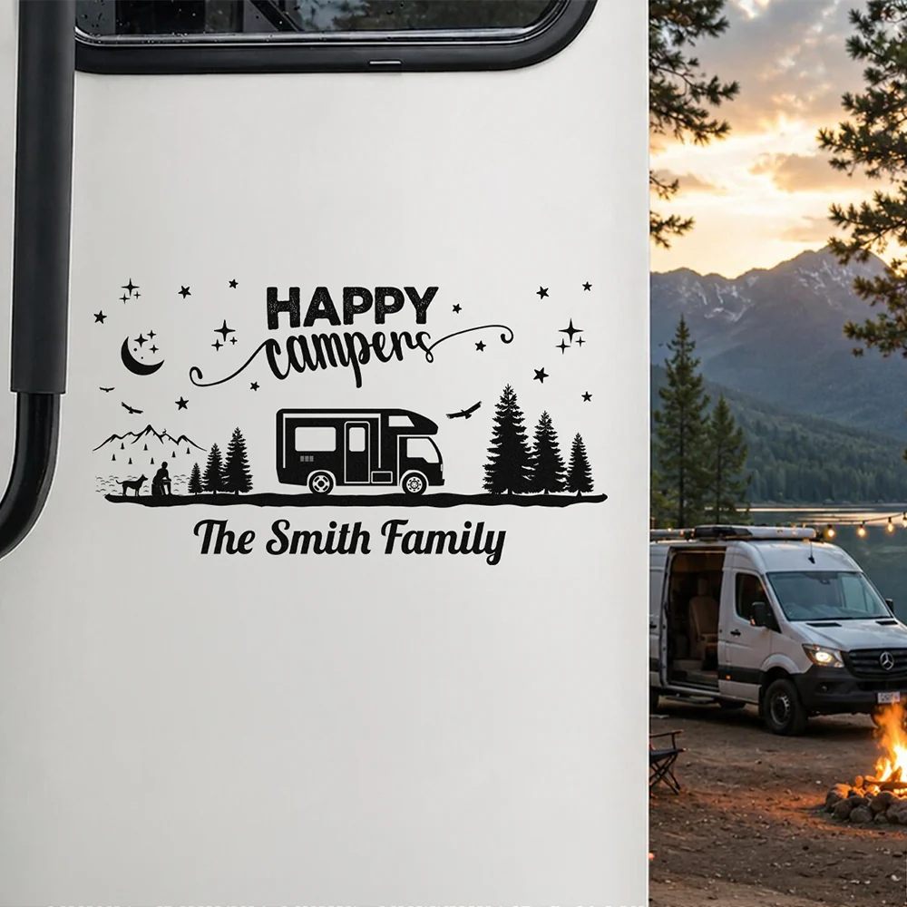 Personalized Welcome to Our Campsite RV Decal Sticker LM32 669405 - Image 8