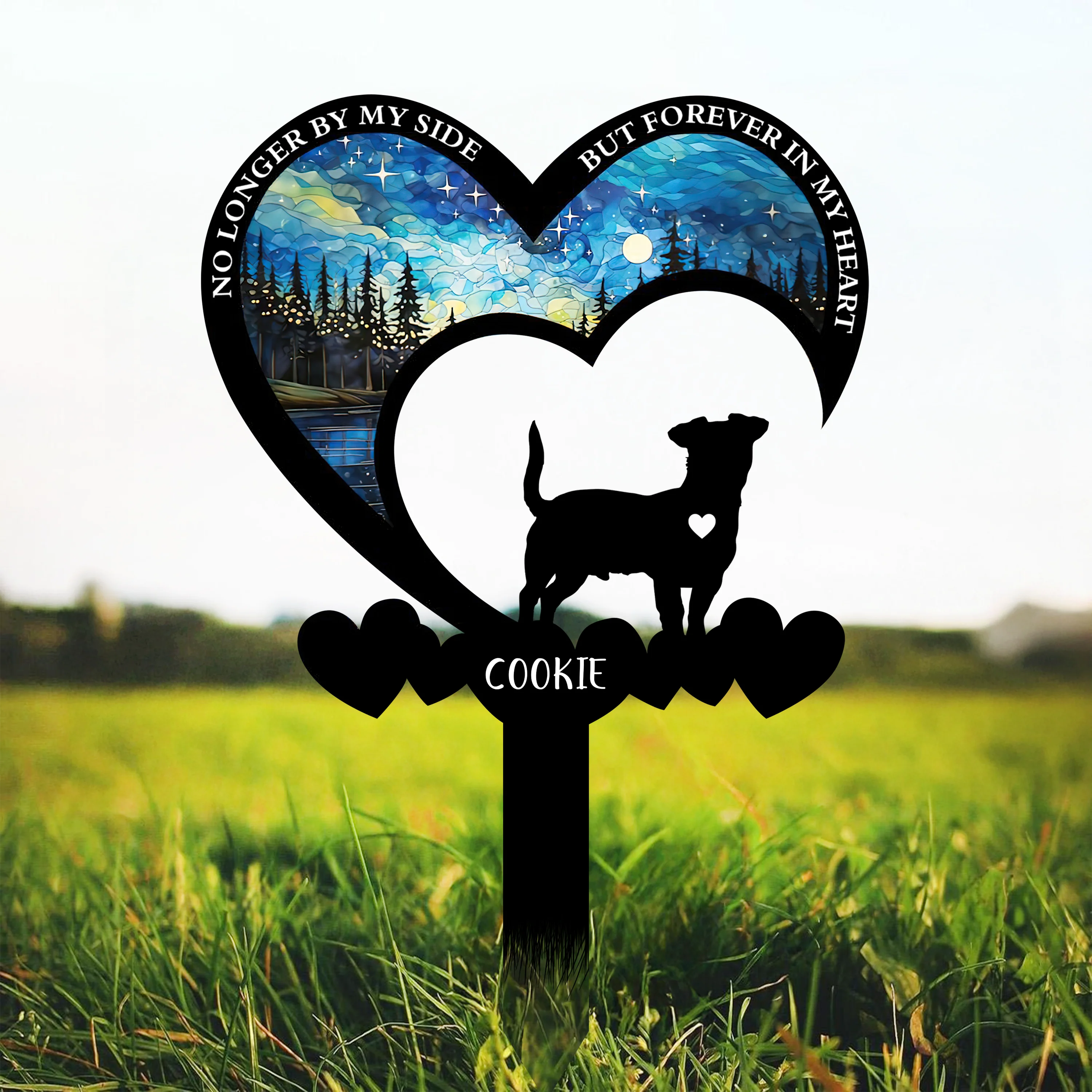 Personalized You Were My Favorite Hello & My Hardest Goodbye Dog Loss Garden Stake LM32 893853 - Image 4