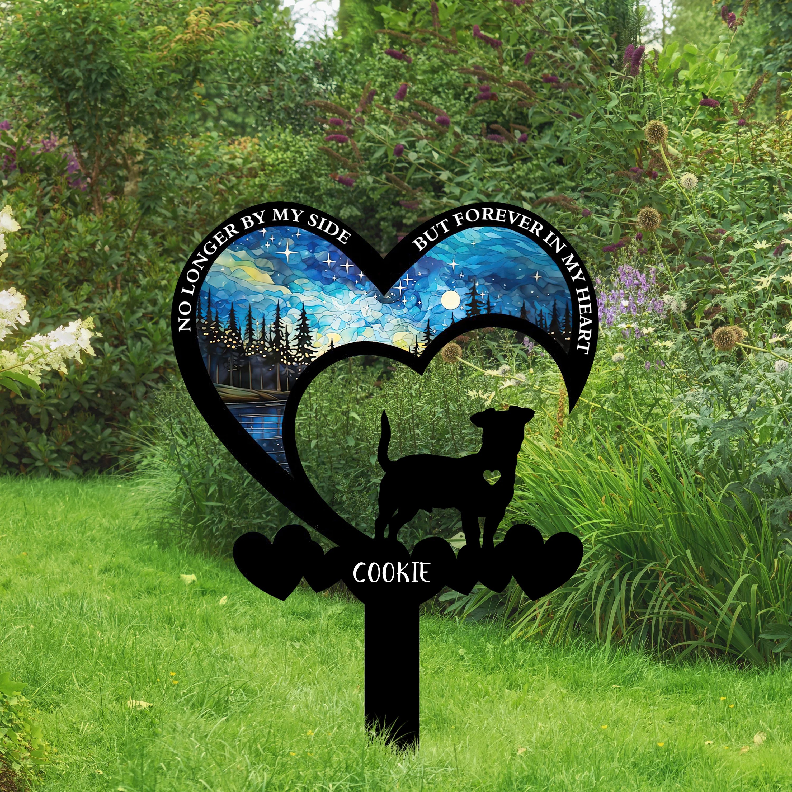 Personalized You Were My Favorite Hello & My Hardest Goodbye Dog Loss Garden Stake LM32 893853 - Image 5