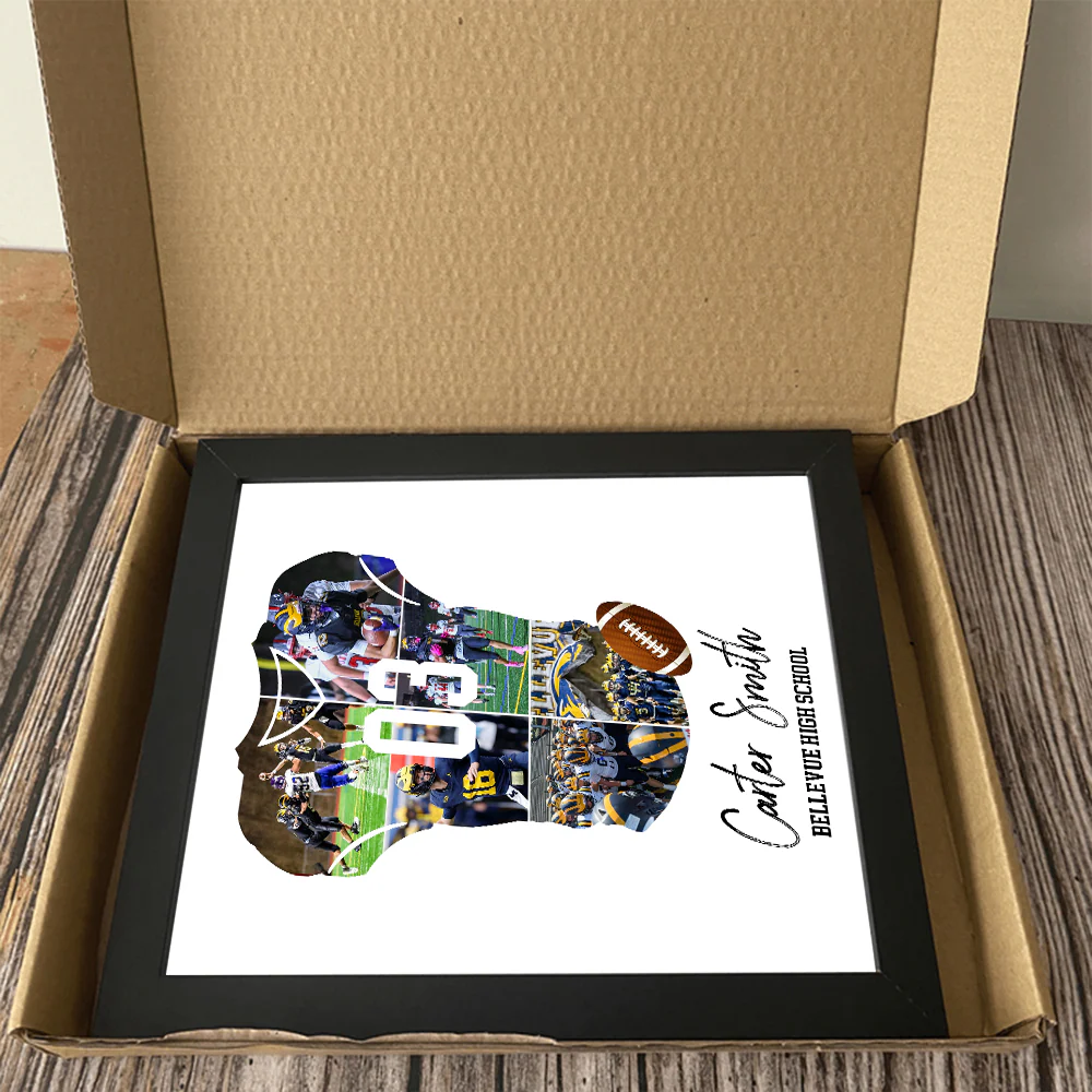 Senior 2026 Football Photo Collage Personalized Picture Frame HO82 900718 - Image 6