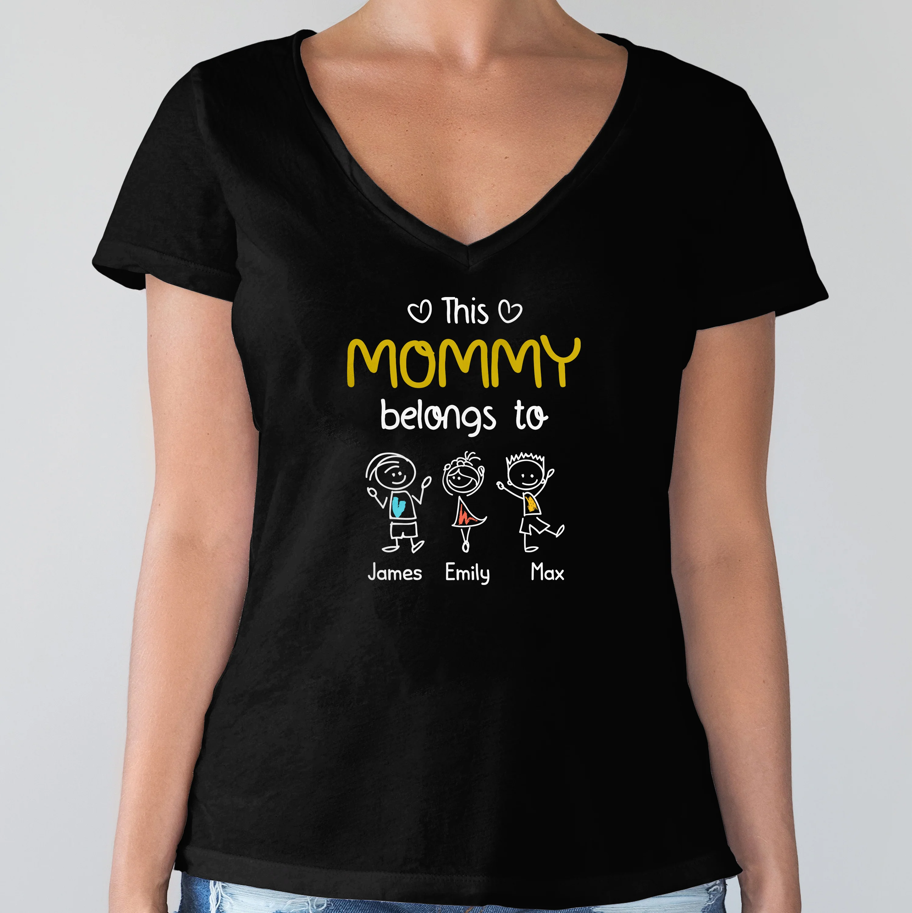 This Grandpa Belongs To Us Personalized Dark Shirt HA75 897208 - Image 7