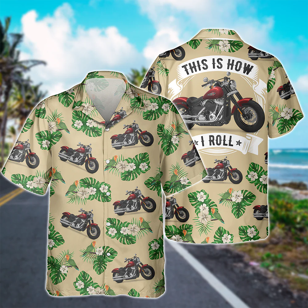 This Is How I Roll - Personalized Upload Vehicle Photo Hawaiian Shirt For Biker CH07 895684 - Image 11