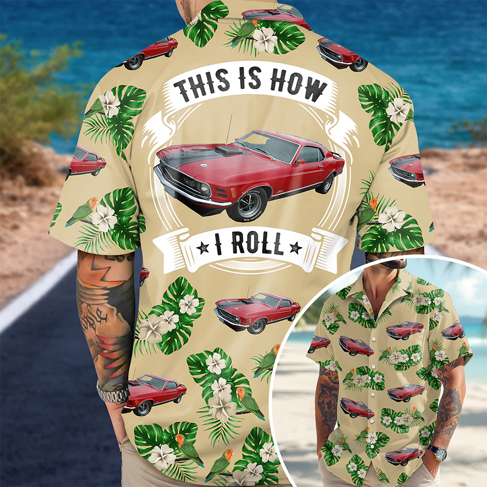 This Is How I Roll - Personalized Upload Vehicle Photo Hawaiian Shirt For Biker CH07 895684 - Image 15