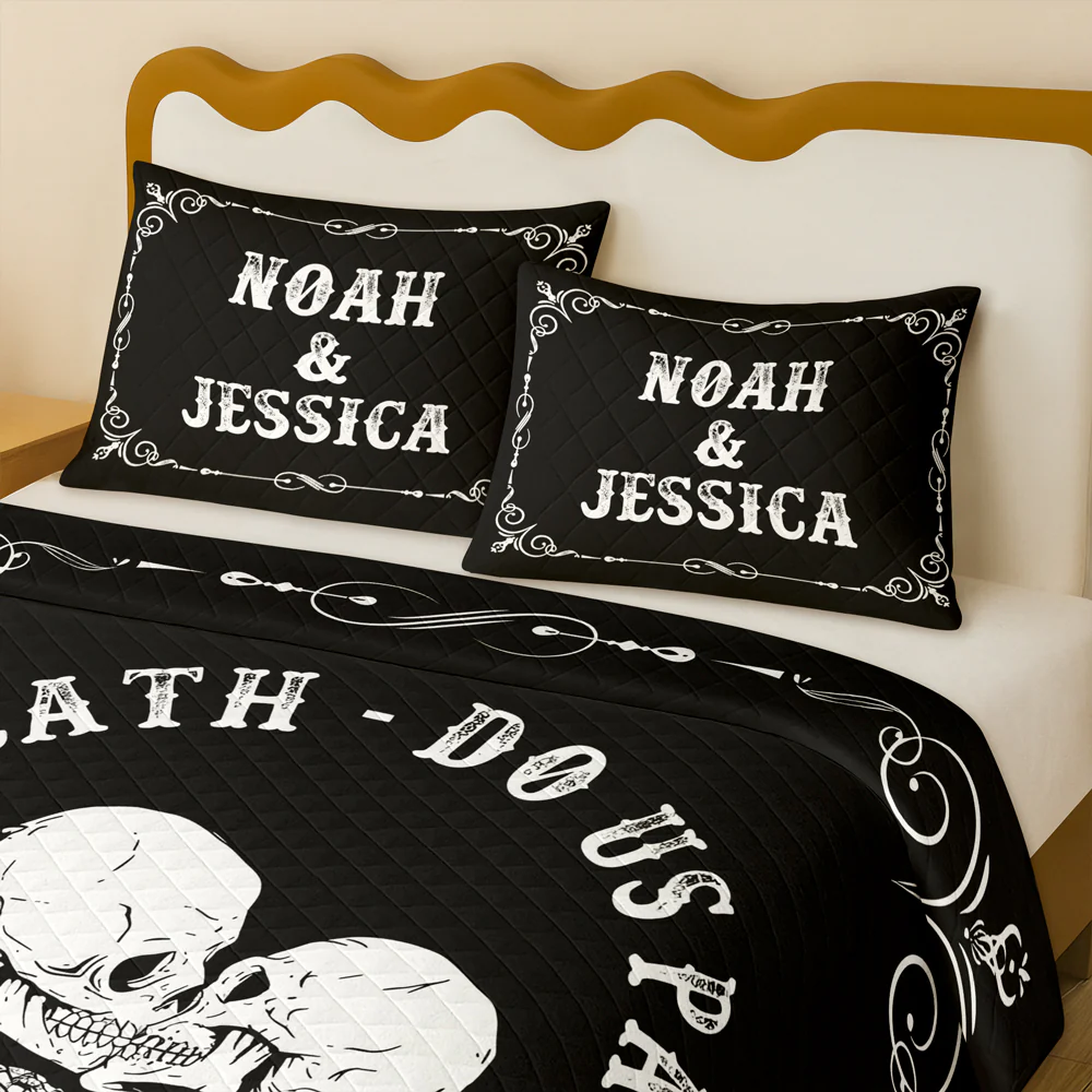 Till Death Do Us Part - Personalized Bedding Set Valentine Gift For Couple CH07 899852 - Image 5