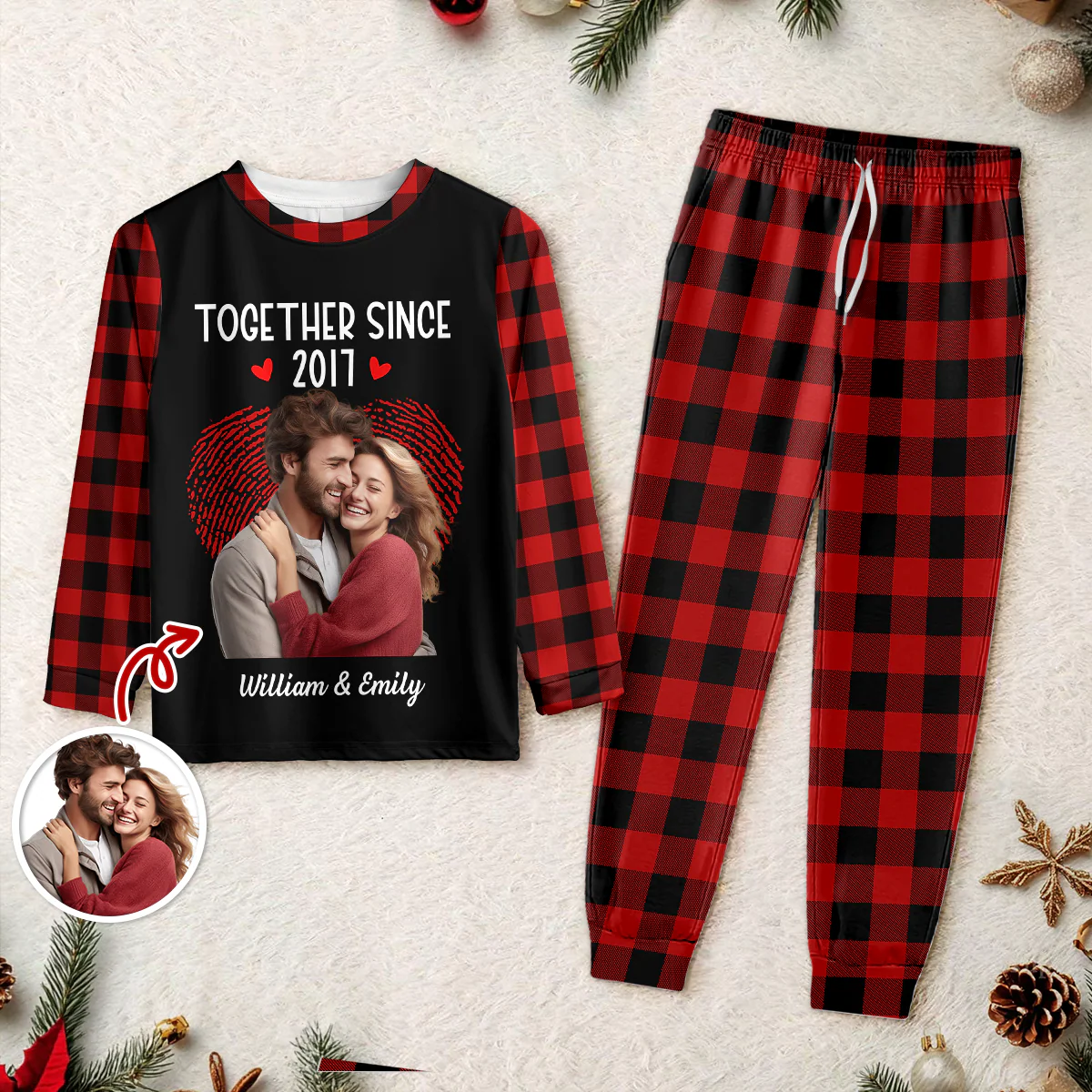Together Since – Personalized Sleepwear Gift For Couple HO82 900780