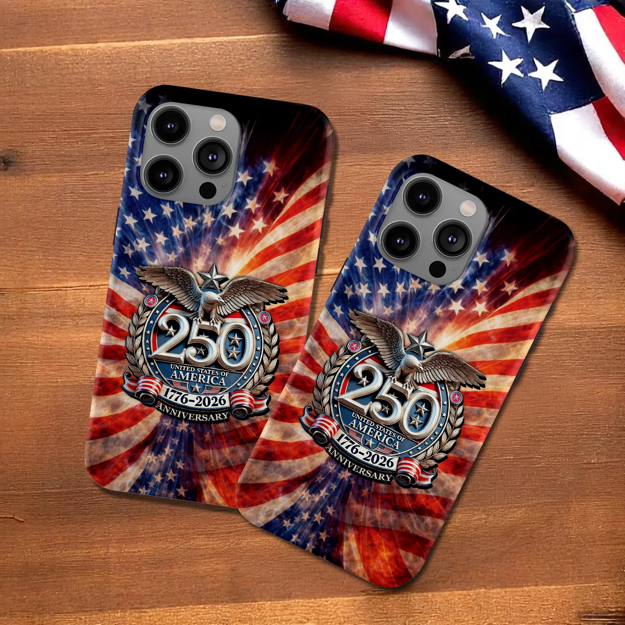 USA Eagles 250th Anniversary Semiquincentennial 1776-2026 Phone Case HA75 920210 - Image 4