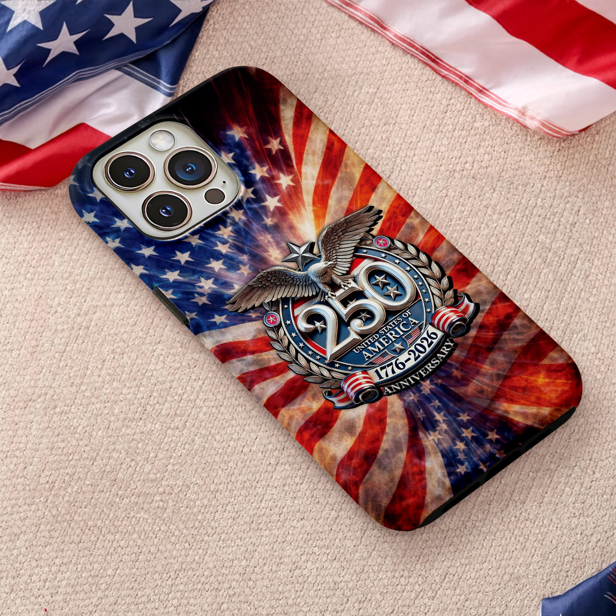 USA Eagles 250th Anniversary Semiquincentennial 1776-2026 Phone Case HA75 920210 - Image 7