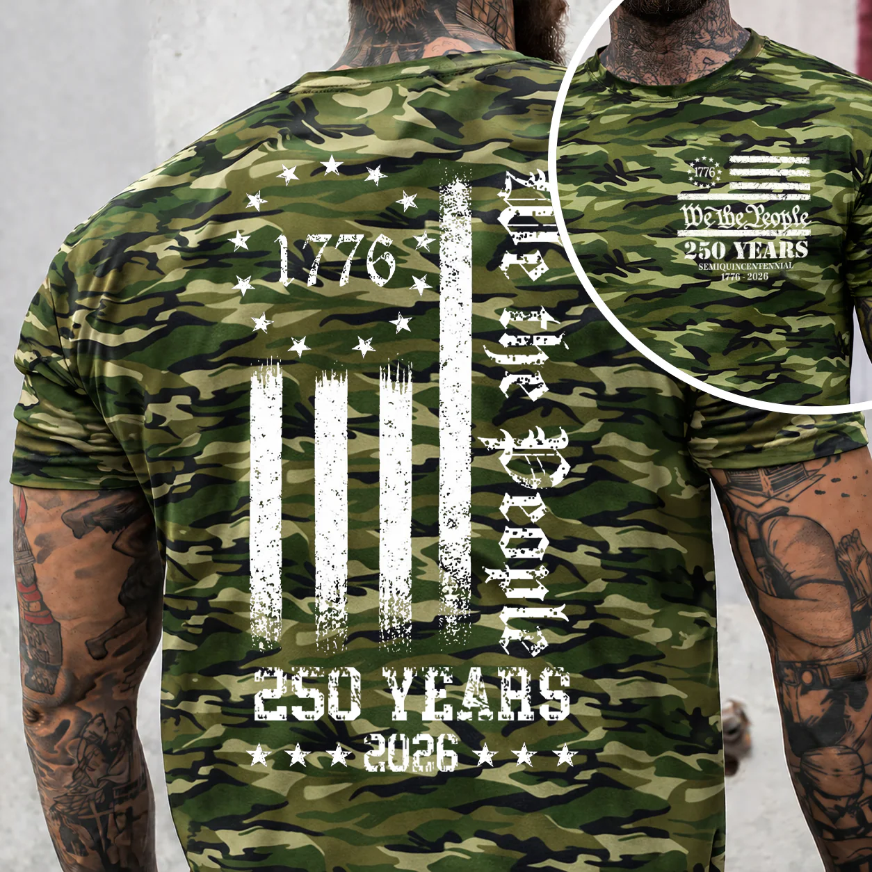 We The People 250 Years 1776 -2026 3D Shirt TH10 169493 - Image 2
