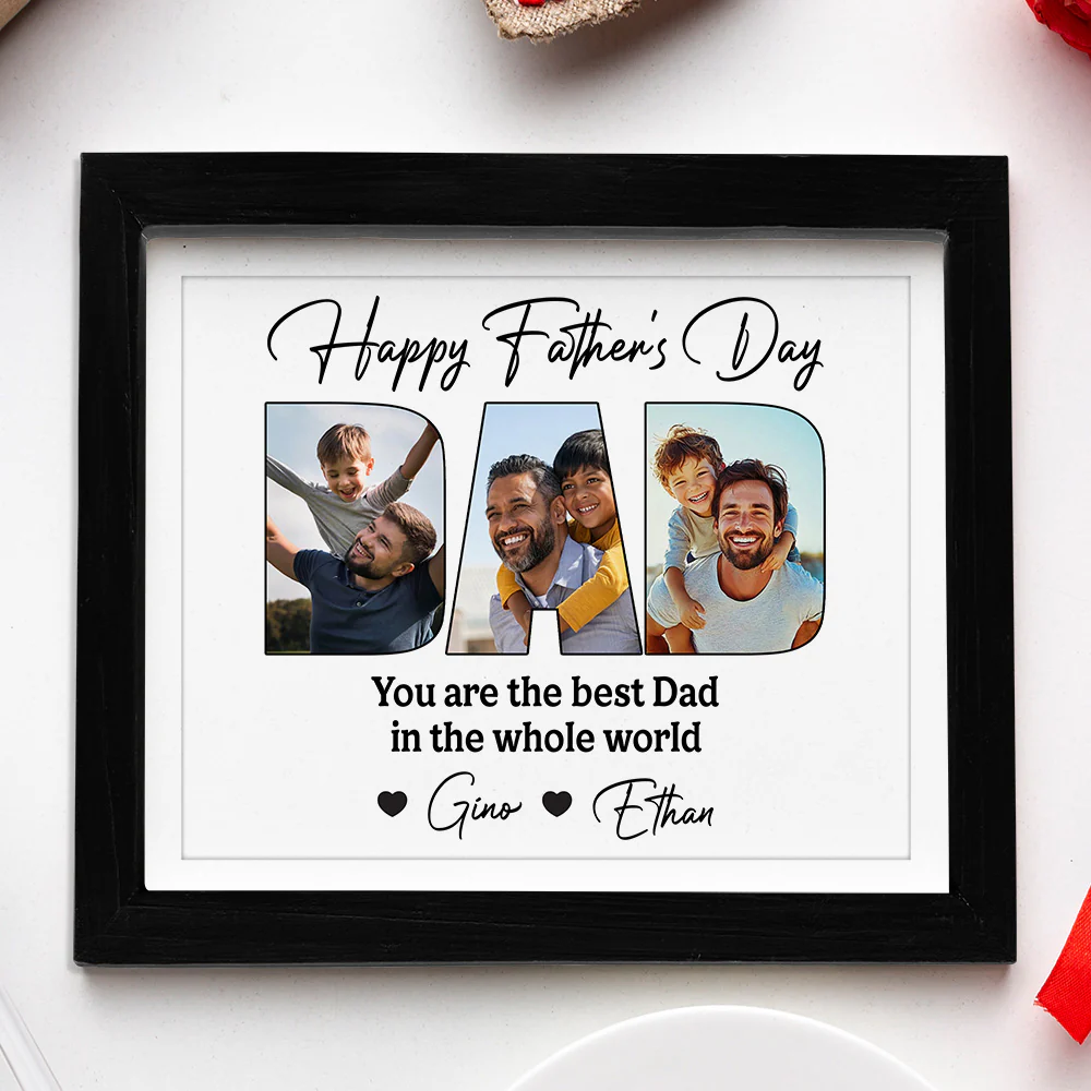 You Are The Best Dad In The Whole World - Personalized Picture Frame CH07 895886 - Image 2