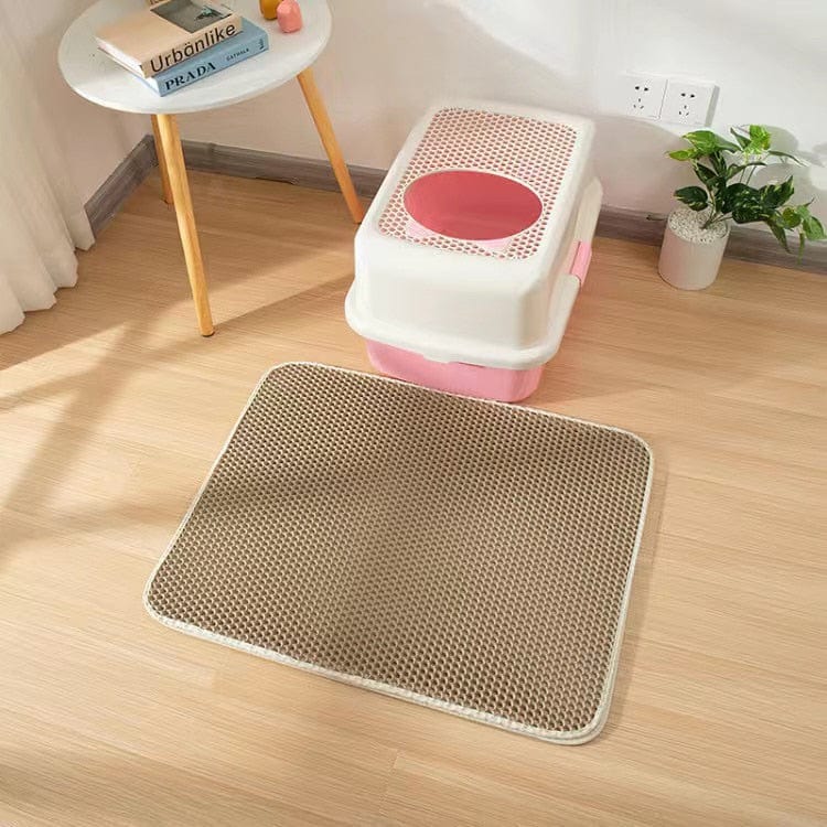 Waterproof Pet Cat Litter Mat Double Layer Pet Litter Box Mat Non-slip Sand Cat Pad Washable Bed Mat Clean Pad Products - Image 9