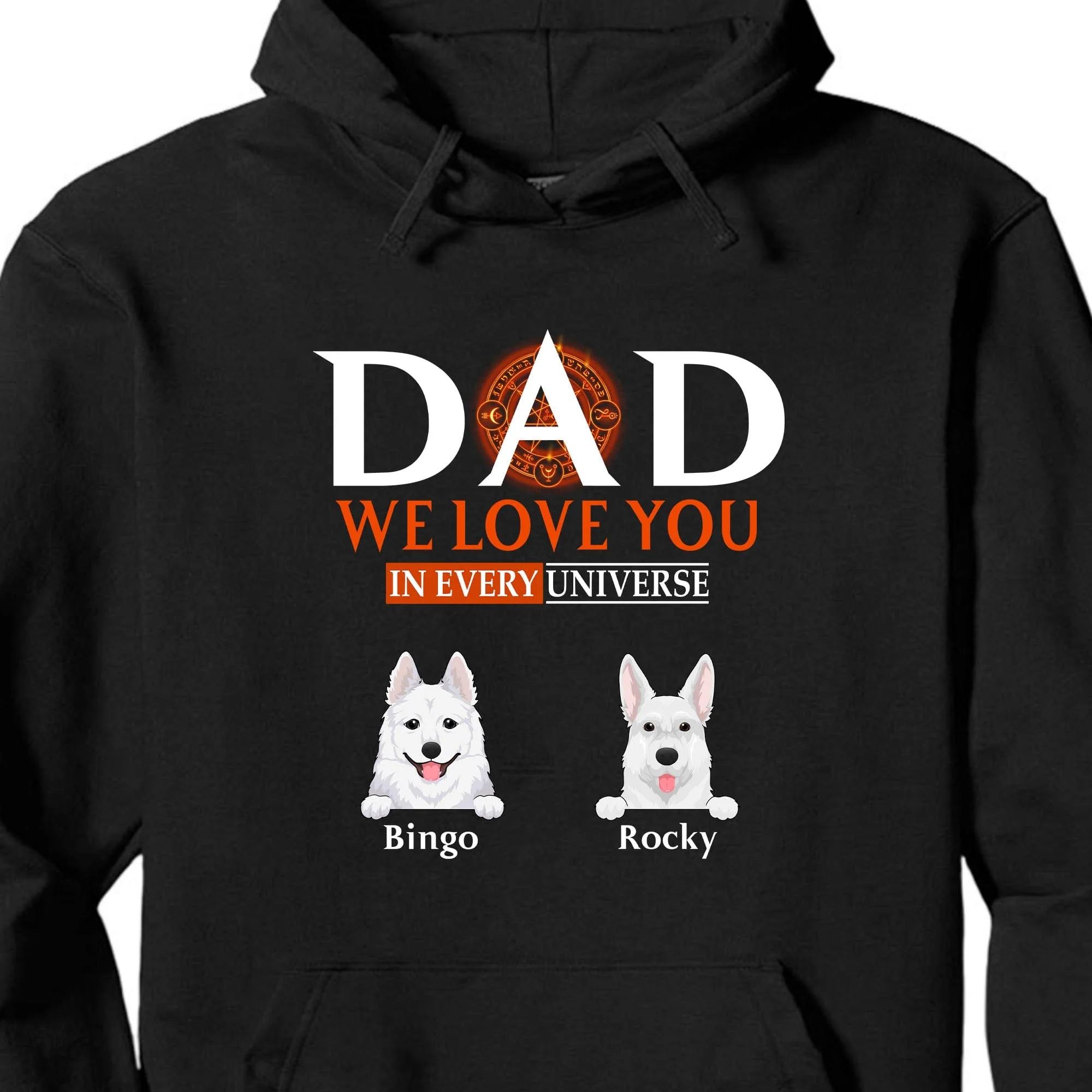 We Love You In Every Universe Personalized Custom Dog Dad Shirt C324 - Image 5
