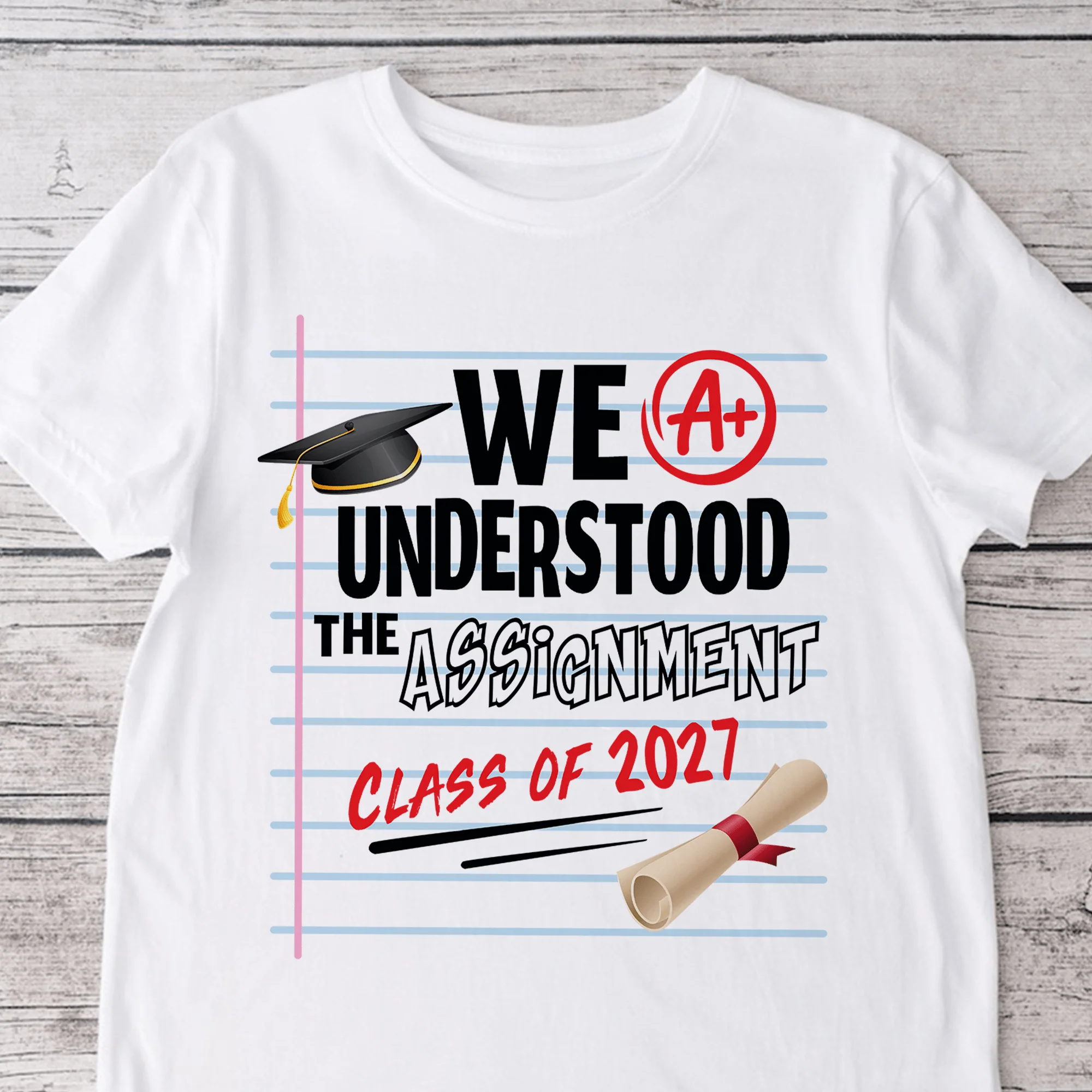 We Understood The Assignment Class Of 2025 Graduation Shirt HN590 HA75 891892 - Image 15